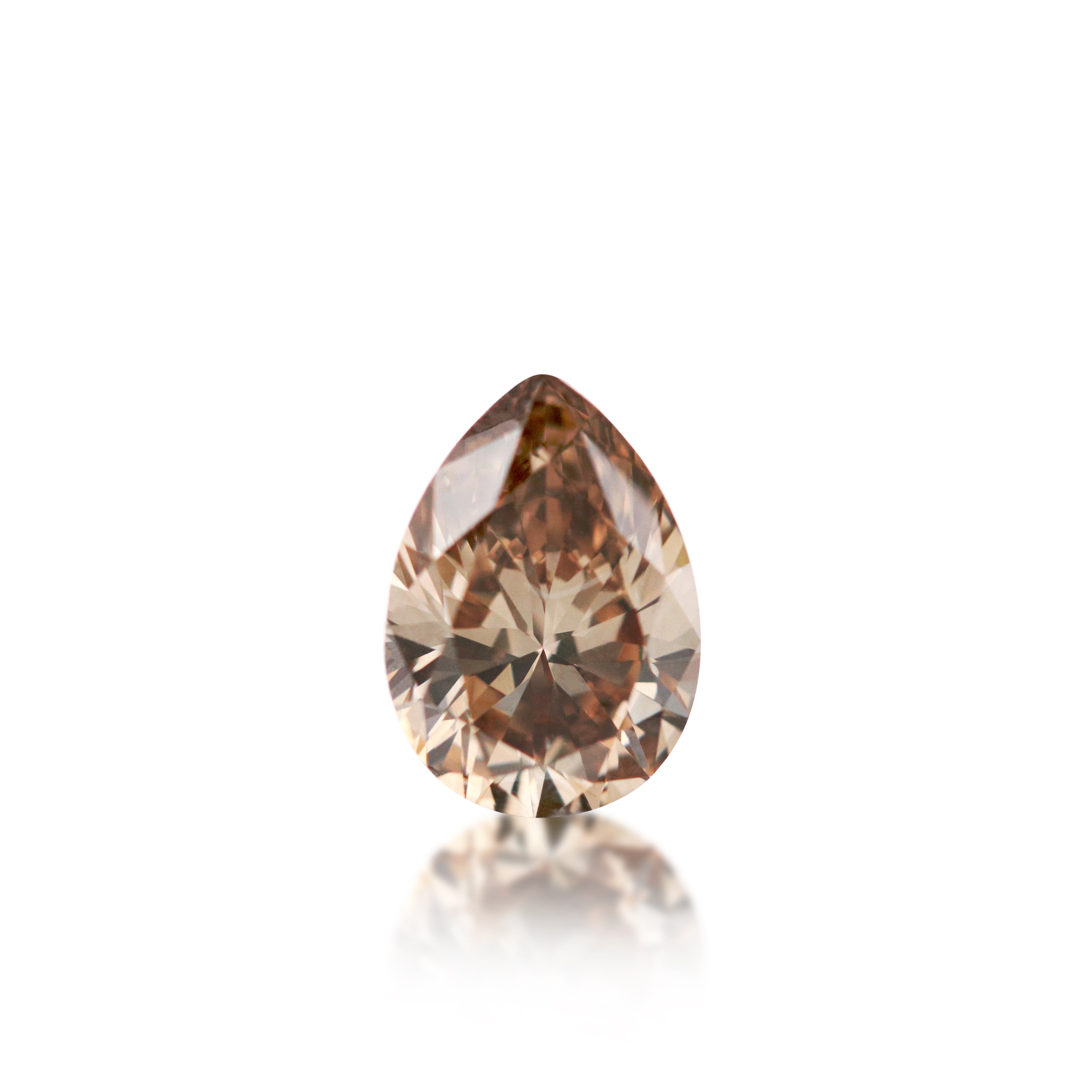 Argyle Australian Champagne Diamond — 1.05 ct Pear | C6 -  Dark Champagne