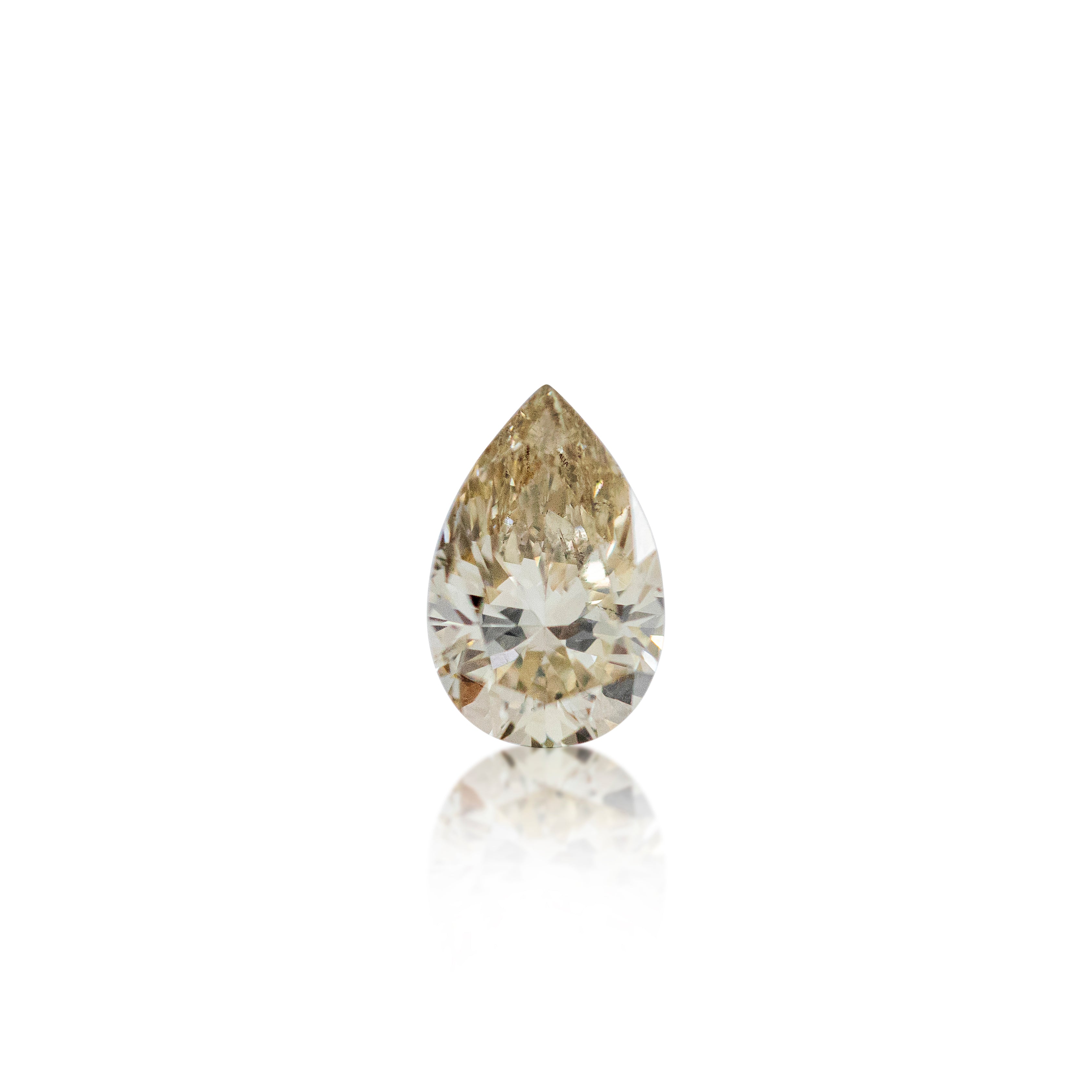 1.08ct Argyle Champagne Pear Cut C1