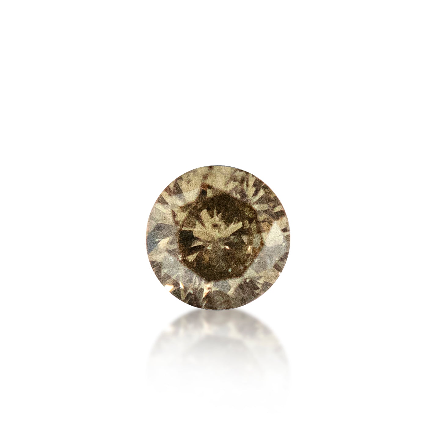 0.18ct Argyle Champagne Round Brilliant Cut C5