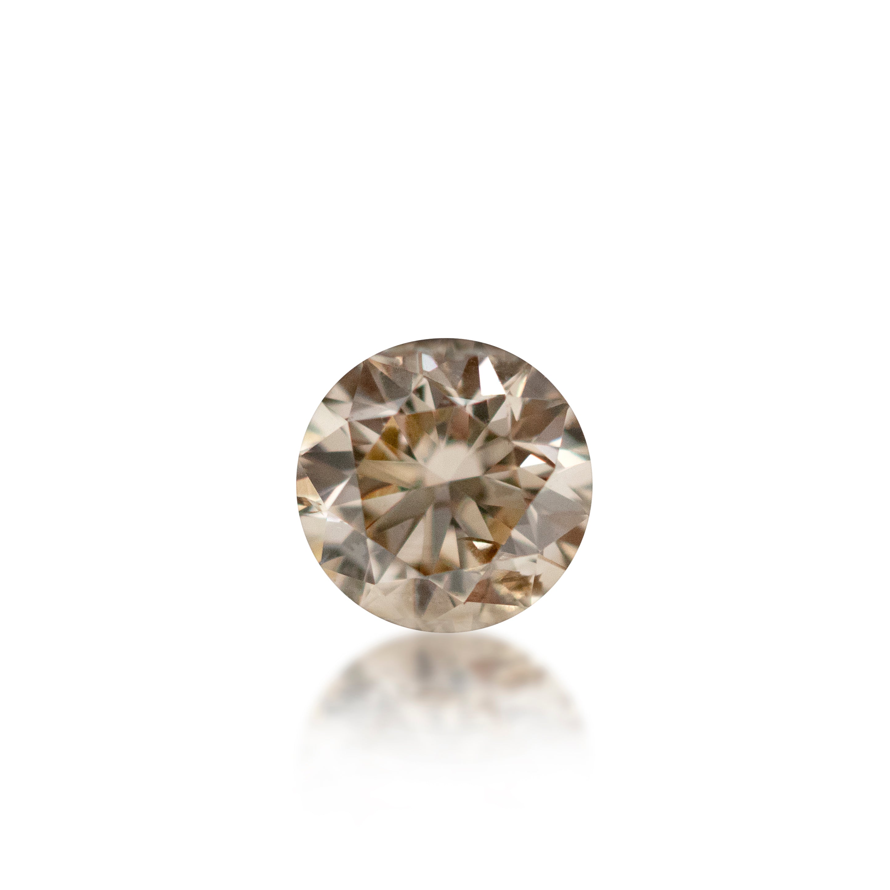 0.30 ct Argyle Champagne Round Brilliant Cut C1
