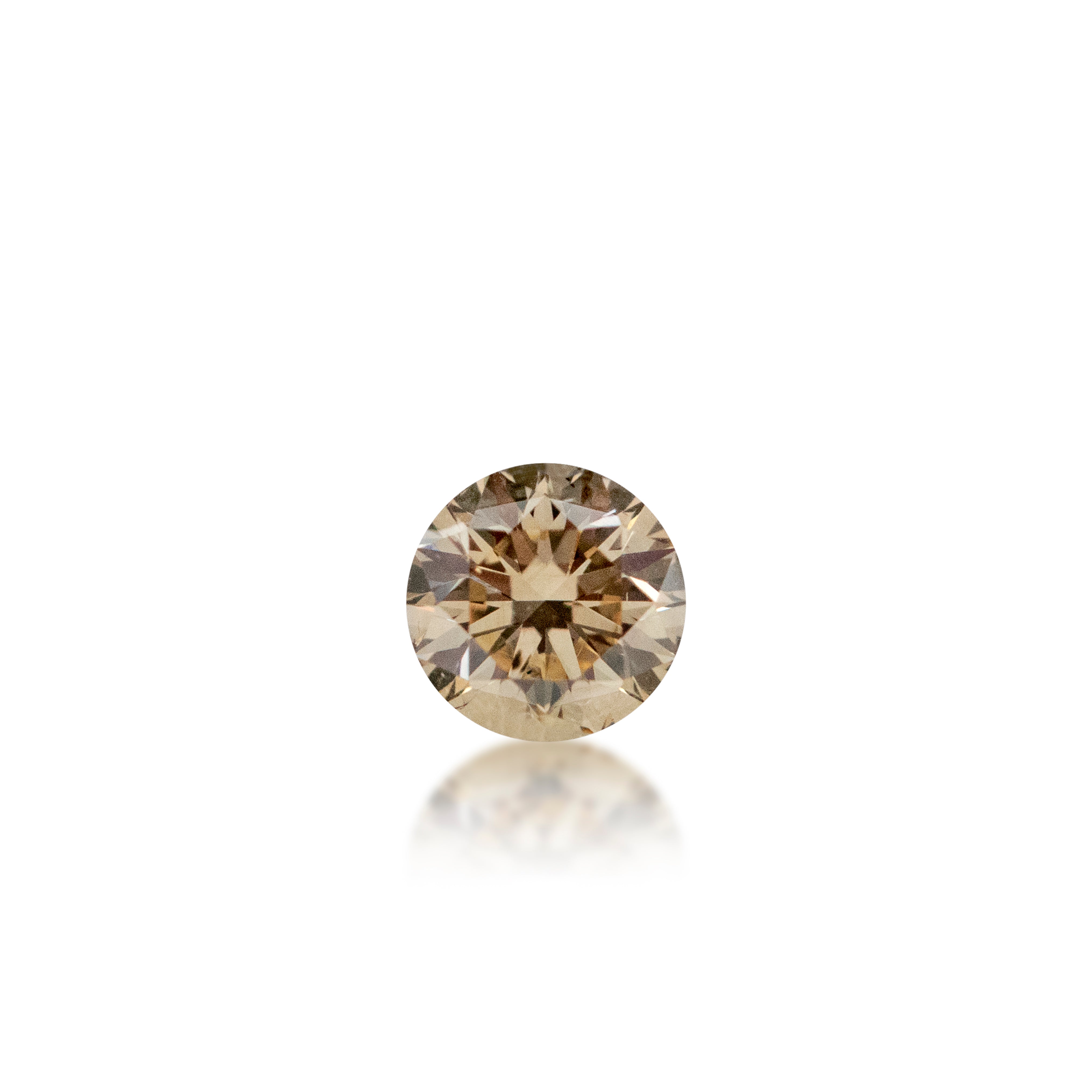 Argyle Australian Champagne Diamond — 0.51 ct Round | C3 Med Champagne