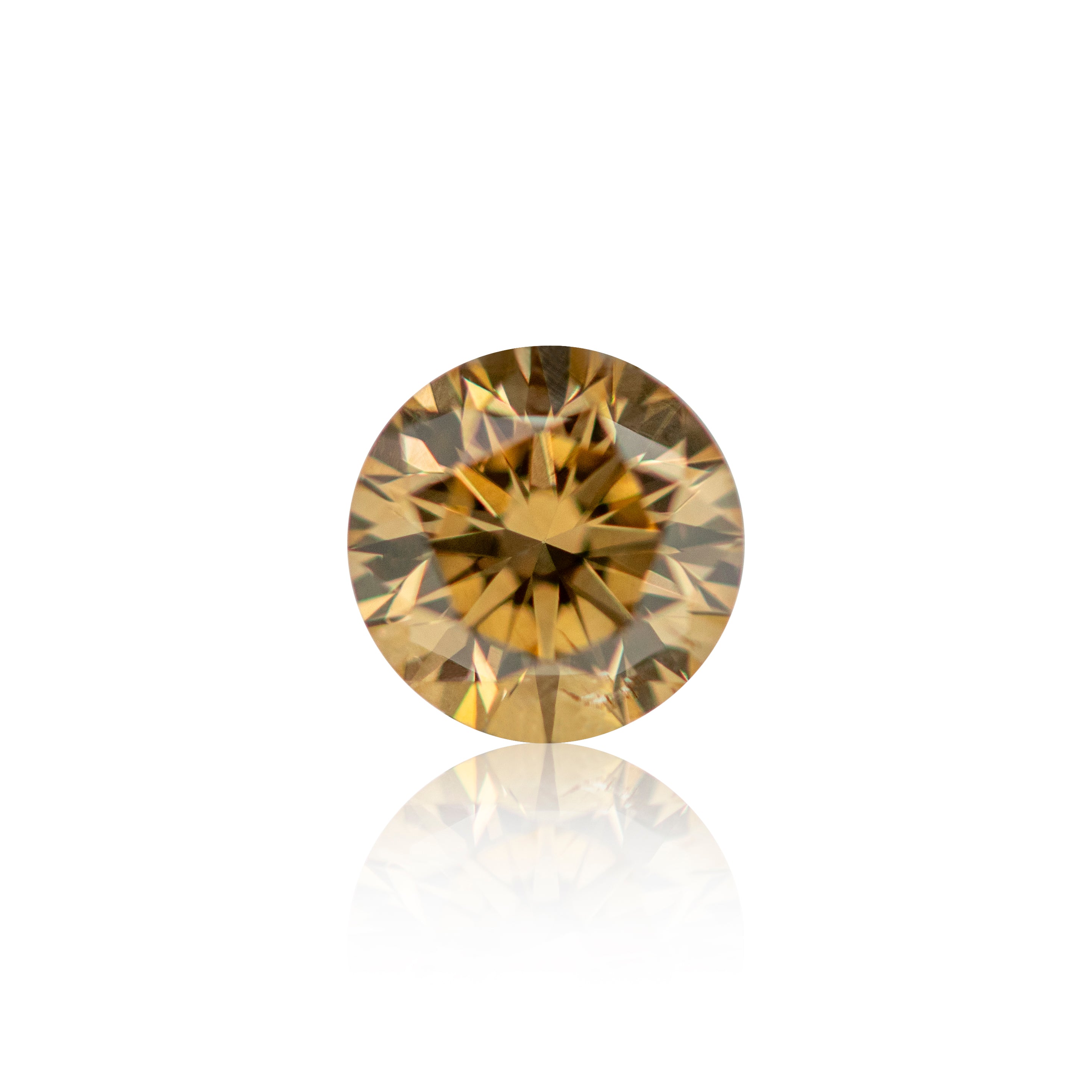 0.53ct Argyle Champagne Round Brilliant Cut C4