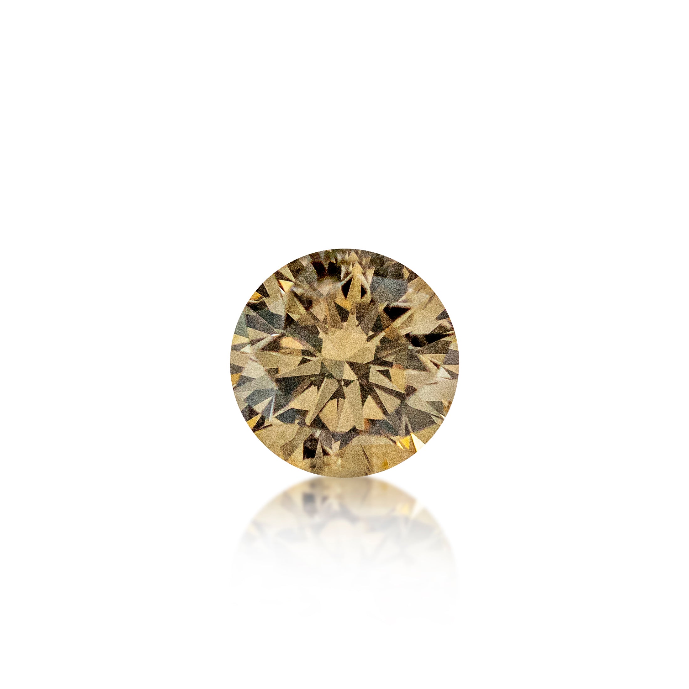 0.70ct Argyle Champagne Round Brilliant Cut C2