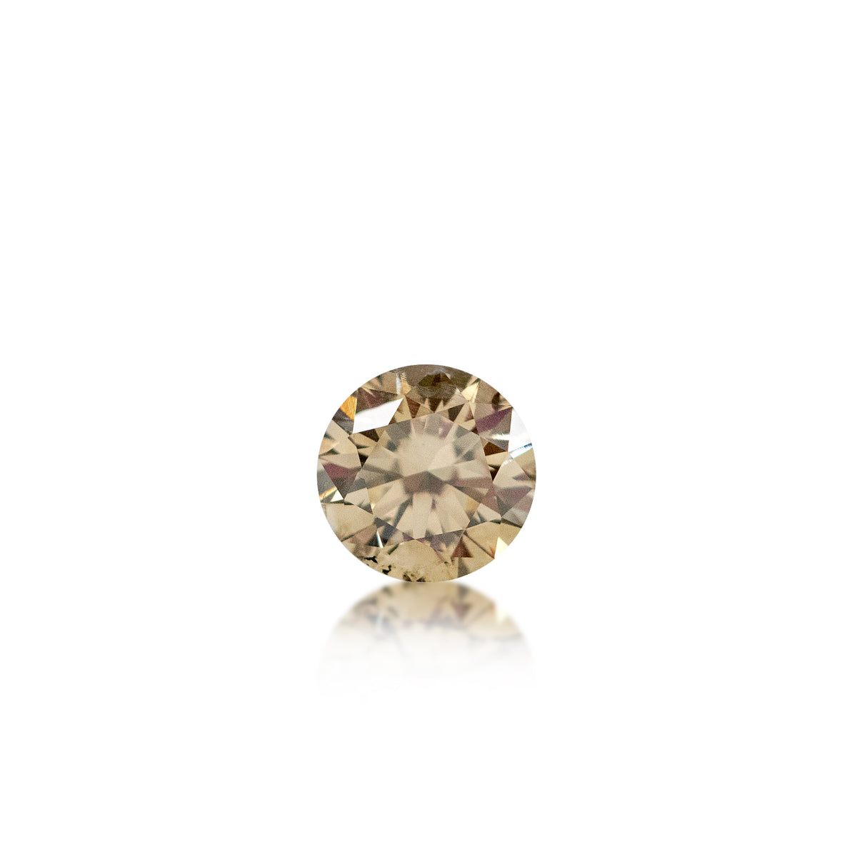 Argyle Australian Champagne Diamond — 0.70 ct Round | C3 Med Champagne