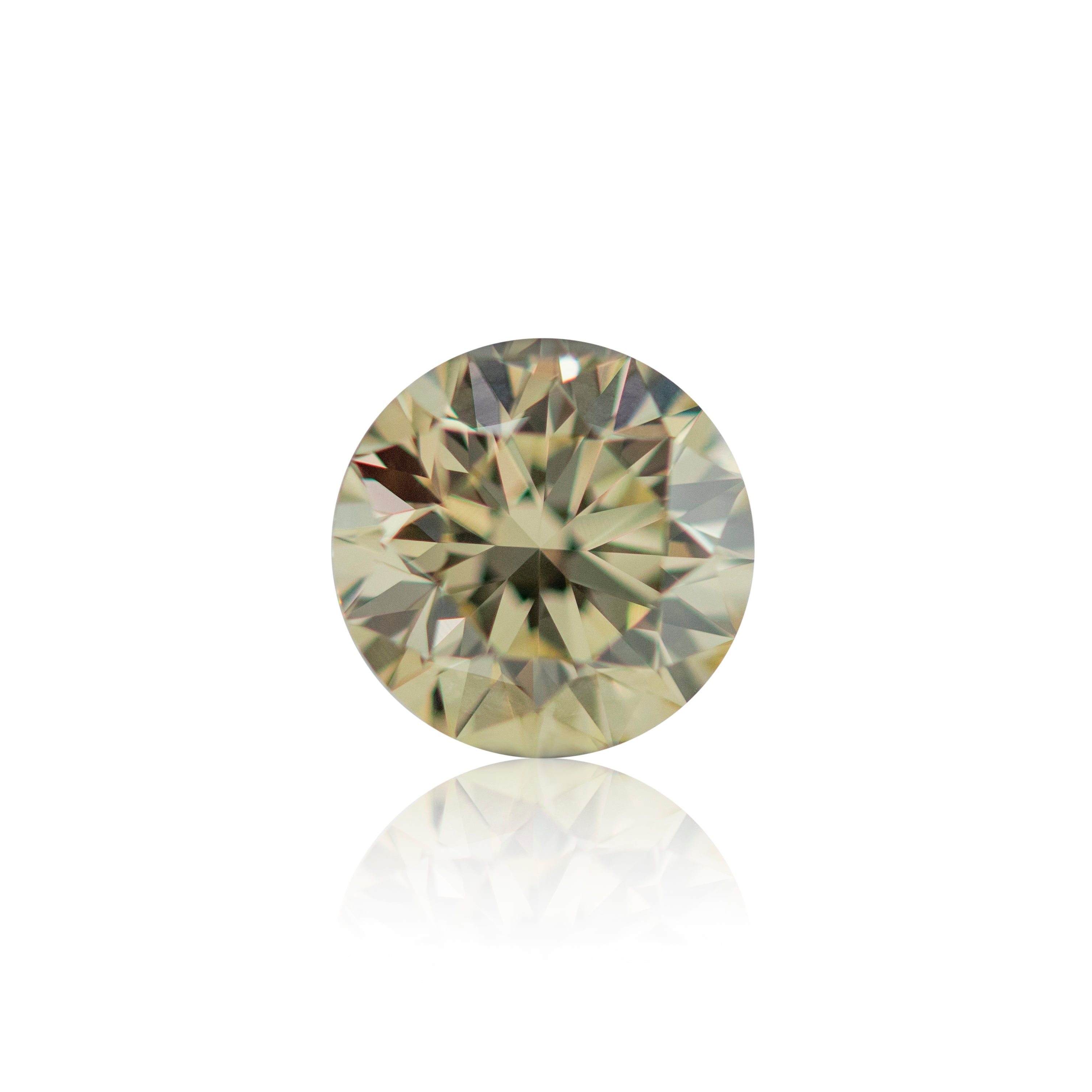 0.71ct Argyle Champagne Round Brilliant Cut C2