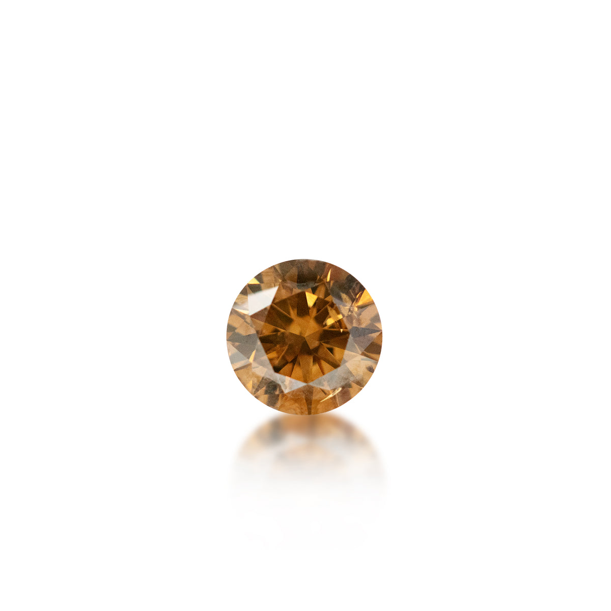 Argyle Australian Champagne Diamond — 0.71 ct Round | C6 Dark Champagne