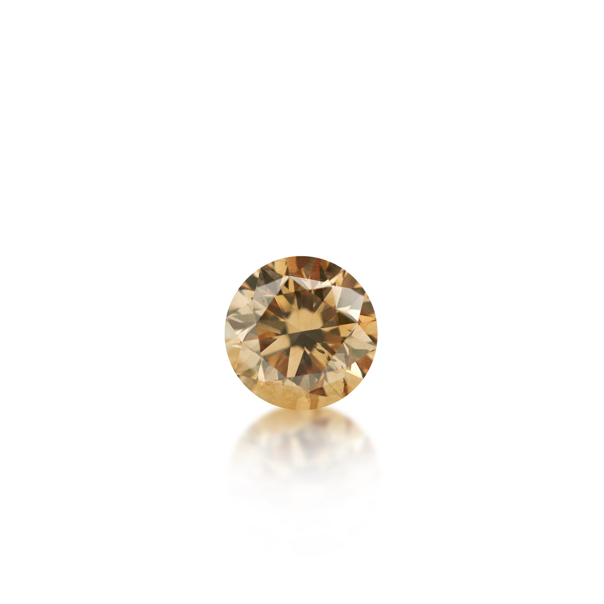 Argyle Australian Champagne Diamond — 0.72 ct Round | C4 Med Champagne