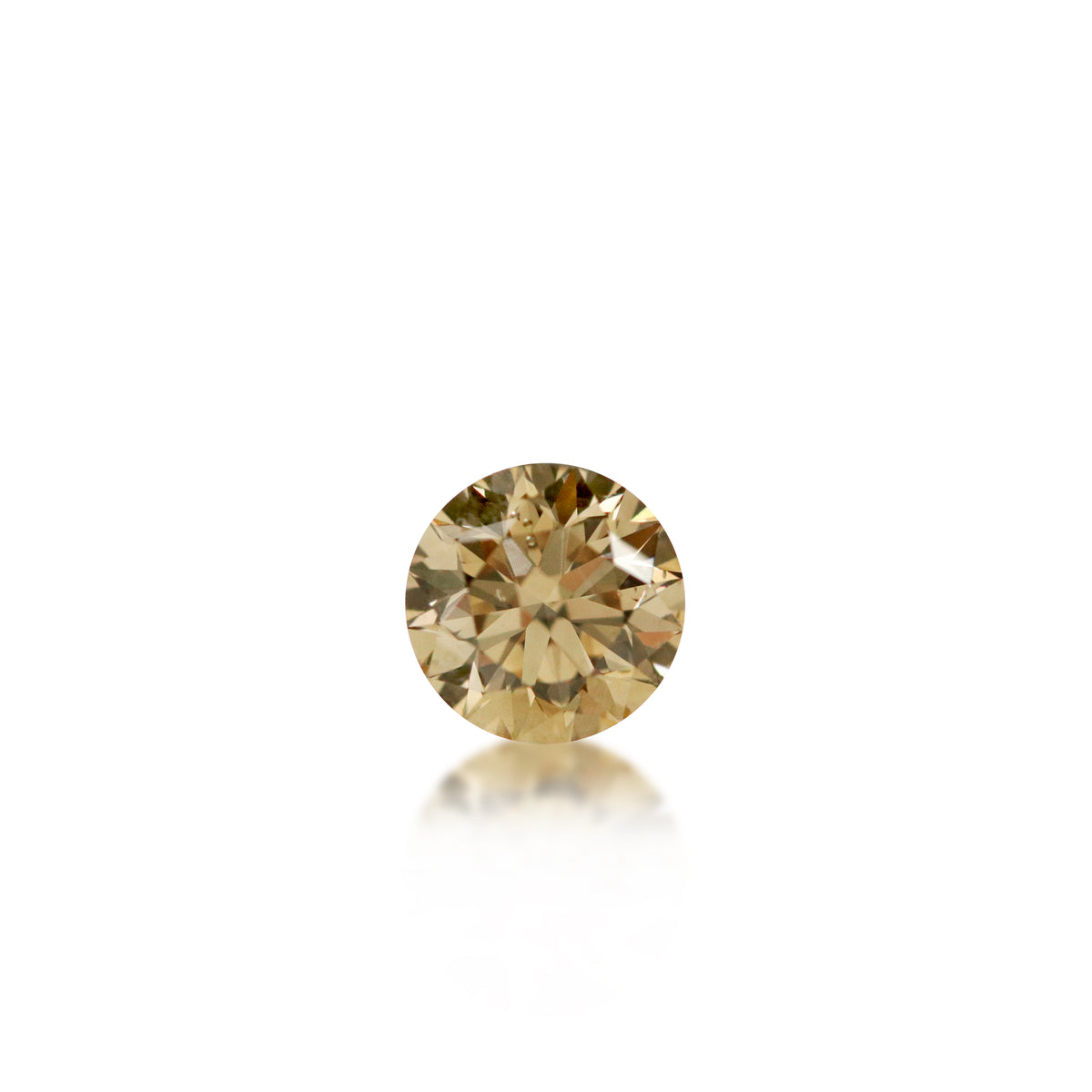 Argyle Australian Champagne Diamond — 0.73 ct Round | C3 Med Champagne