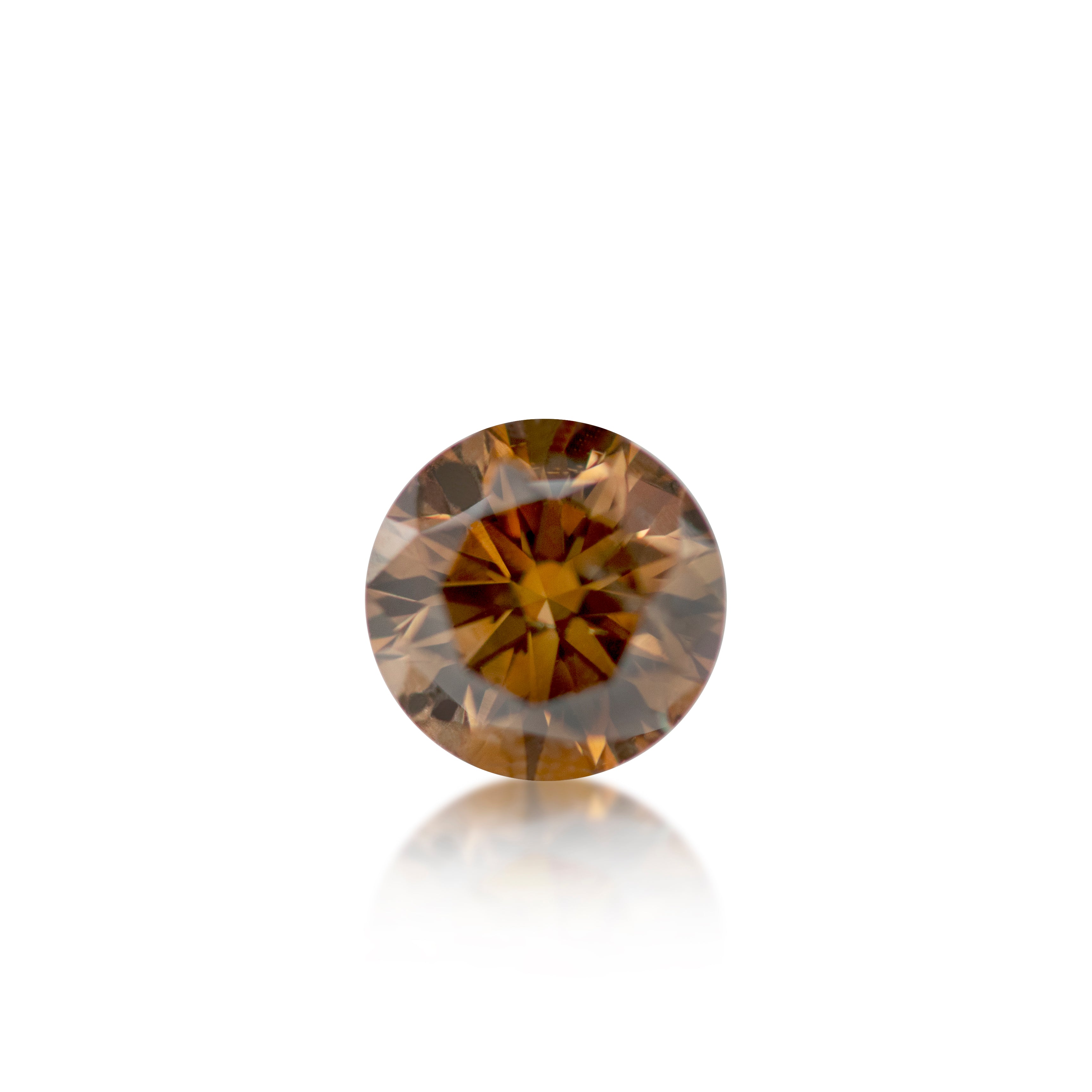 0.92ct Argyle Champagne Round Brilliant Cut C6