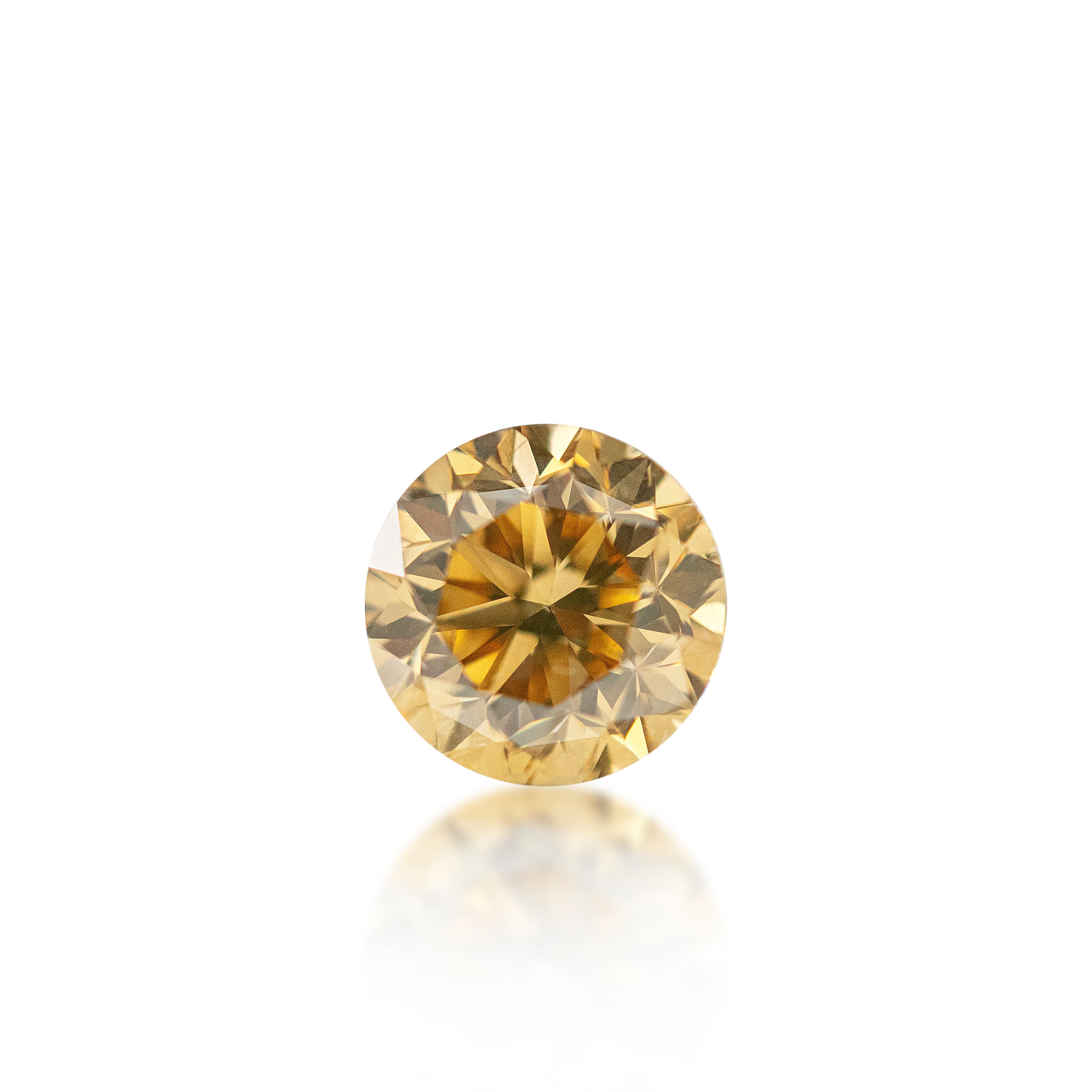 1.00ct Argyle Champagne Round Brilliant Cut C4