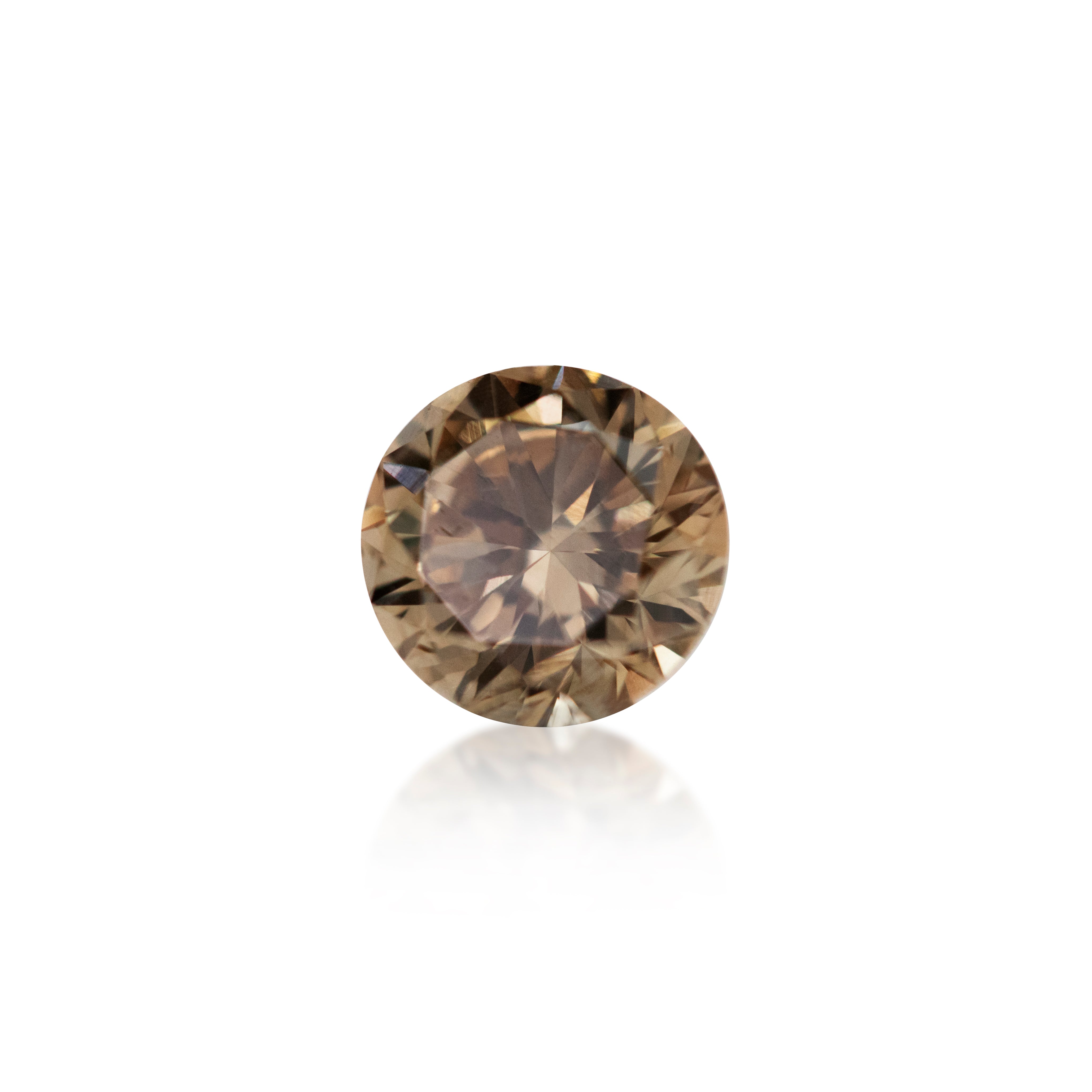 1.01 ct Argyle Champagne Round Brilliant Cut C4