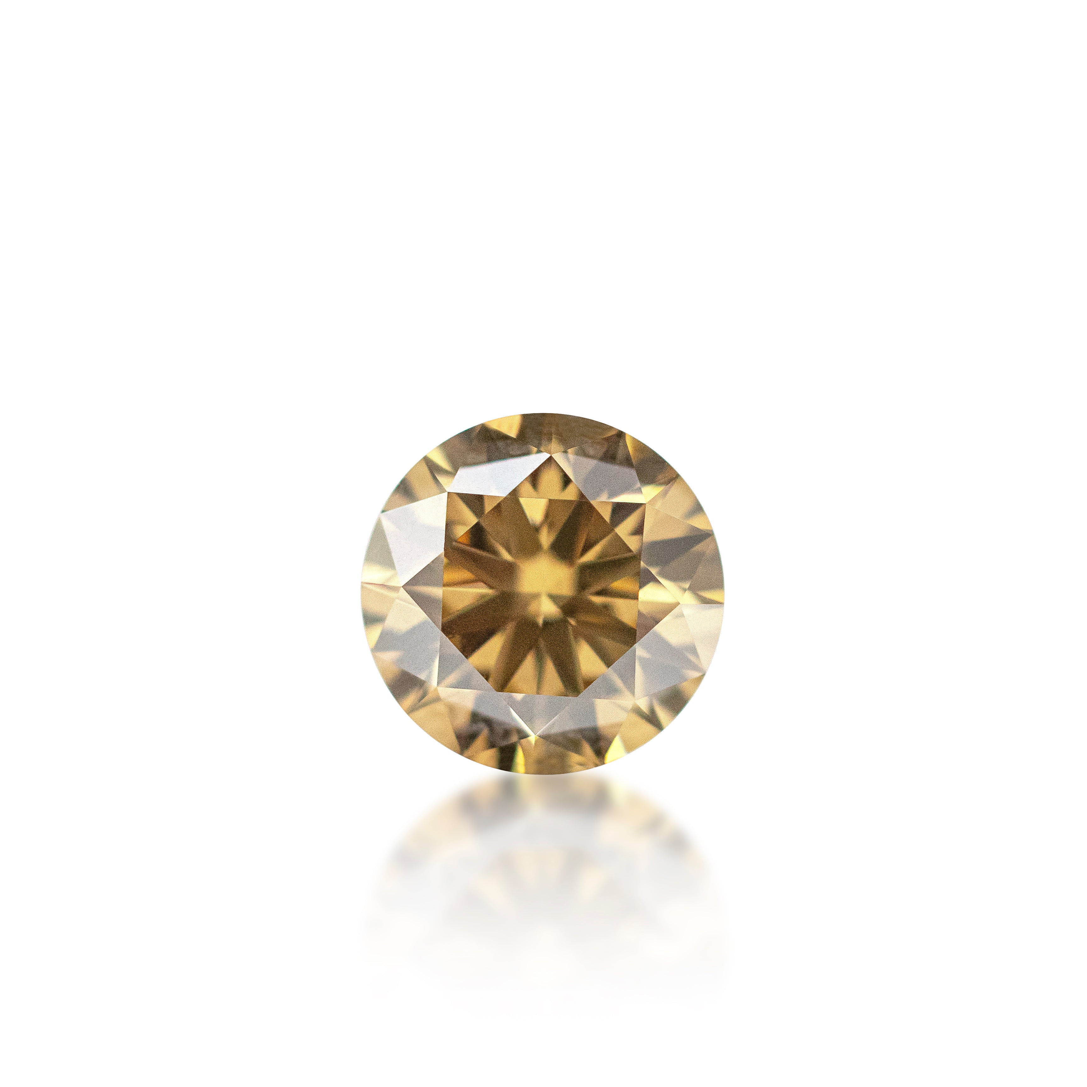 1.03ct Argyle Champagne Round Brilliant Cut C6