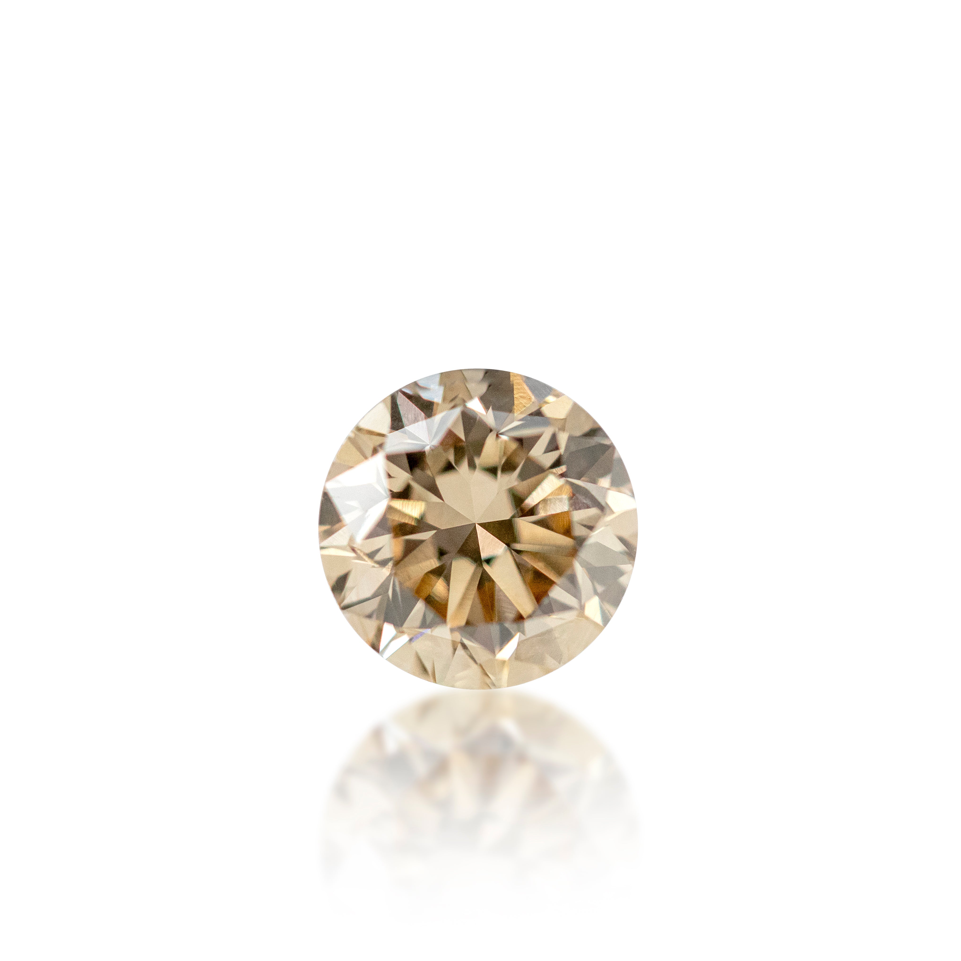 1.43ct Argyle Champagne Round Brilliant Cut C2