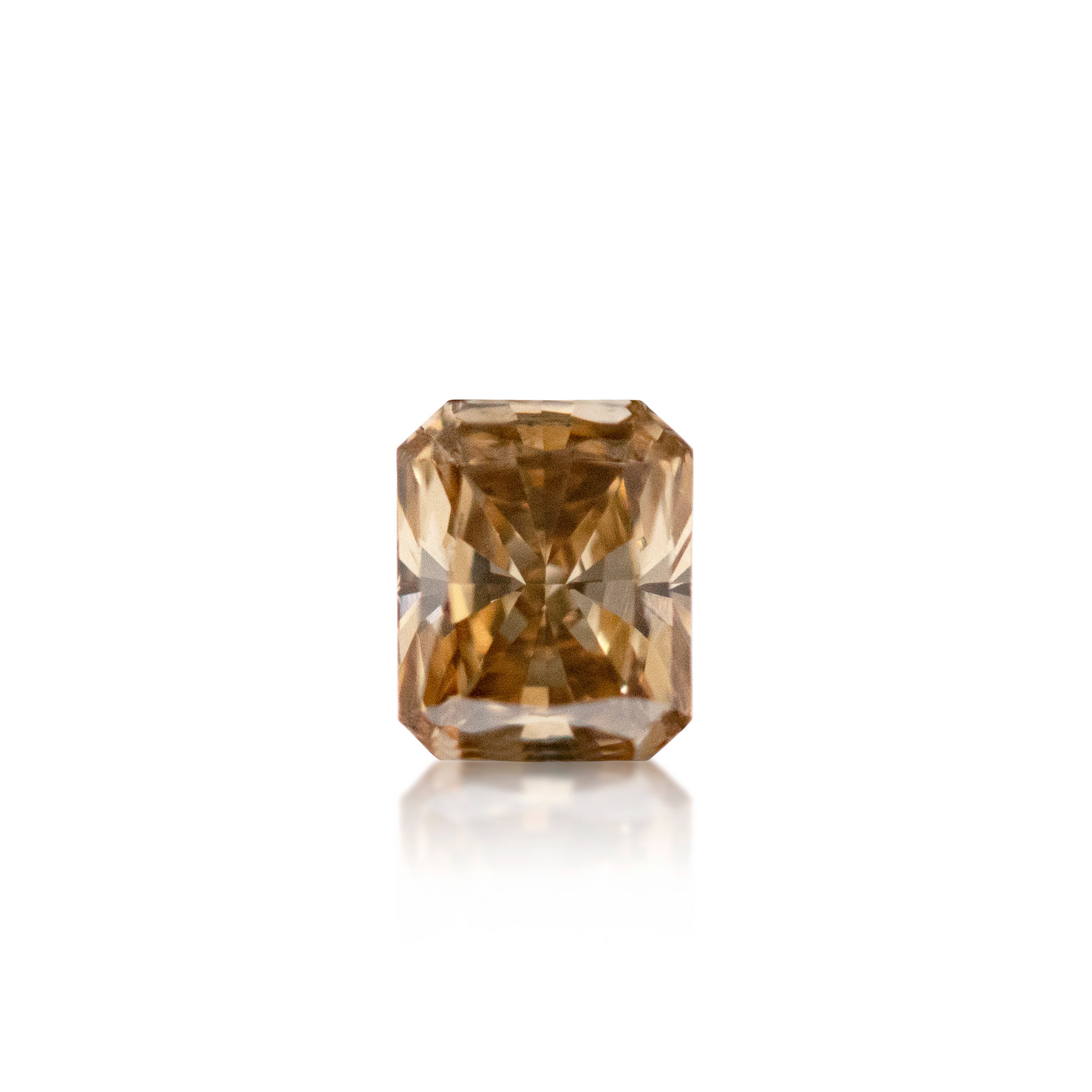 0.50ct Argyle Champagne Radiant Cut C4