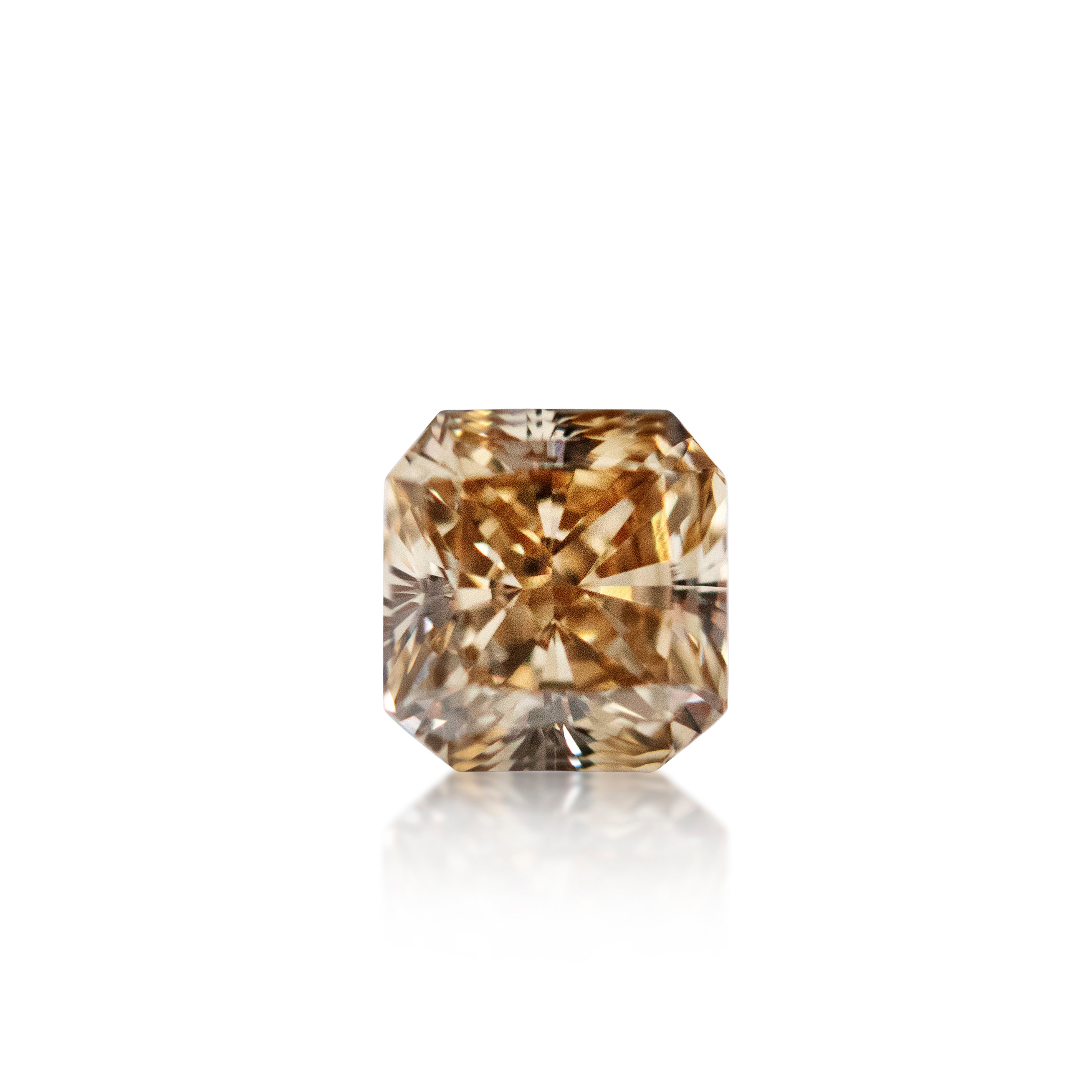 0.51ct Argyle Champagne Radiant Cut C2
