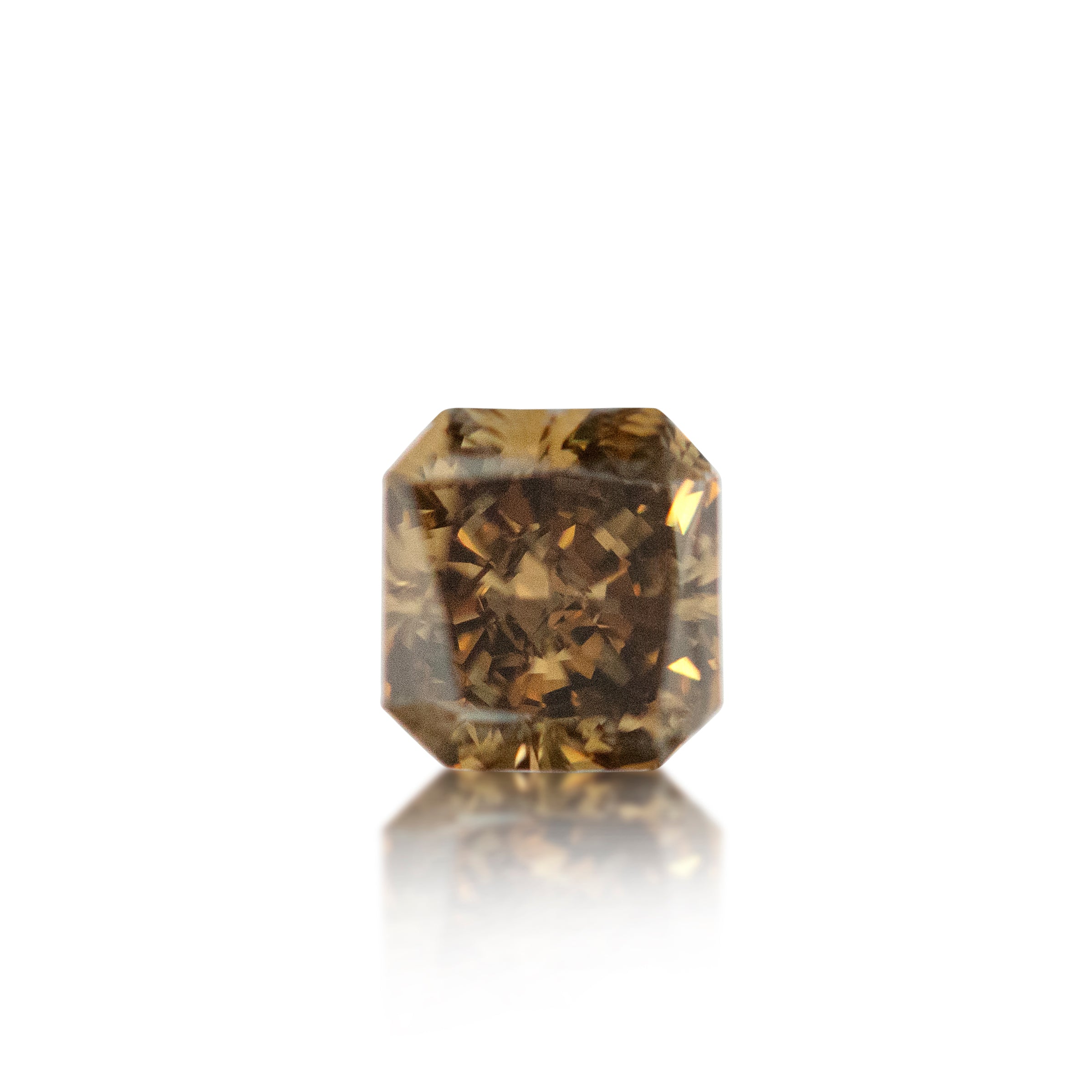 0.53ct Argyle Champagne Radiant Cut C6
