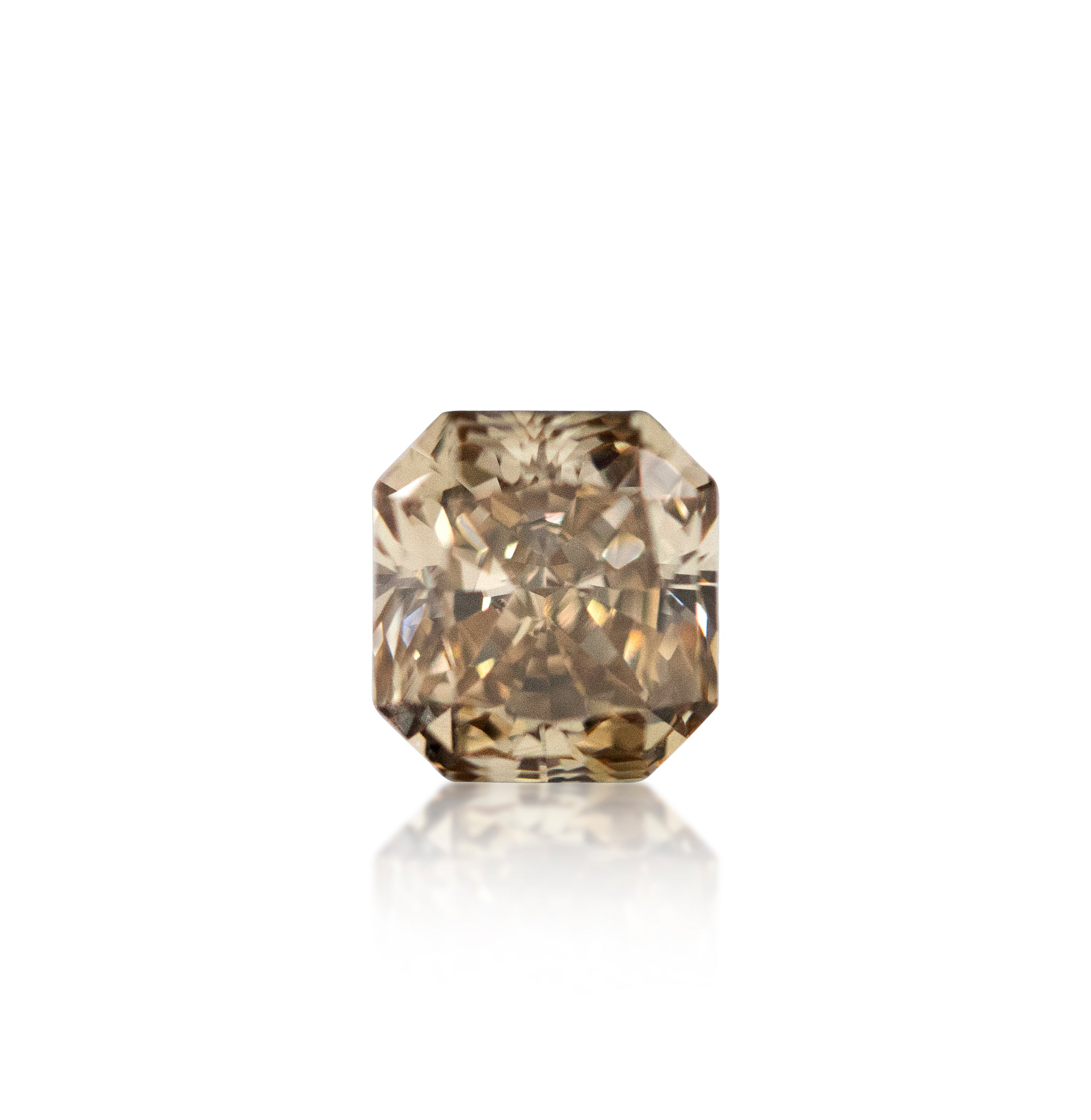 0.71ct Argyle Champagne Radiant Cut C2