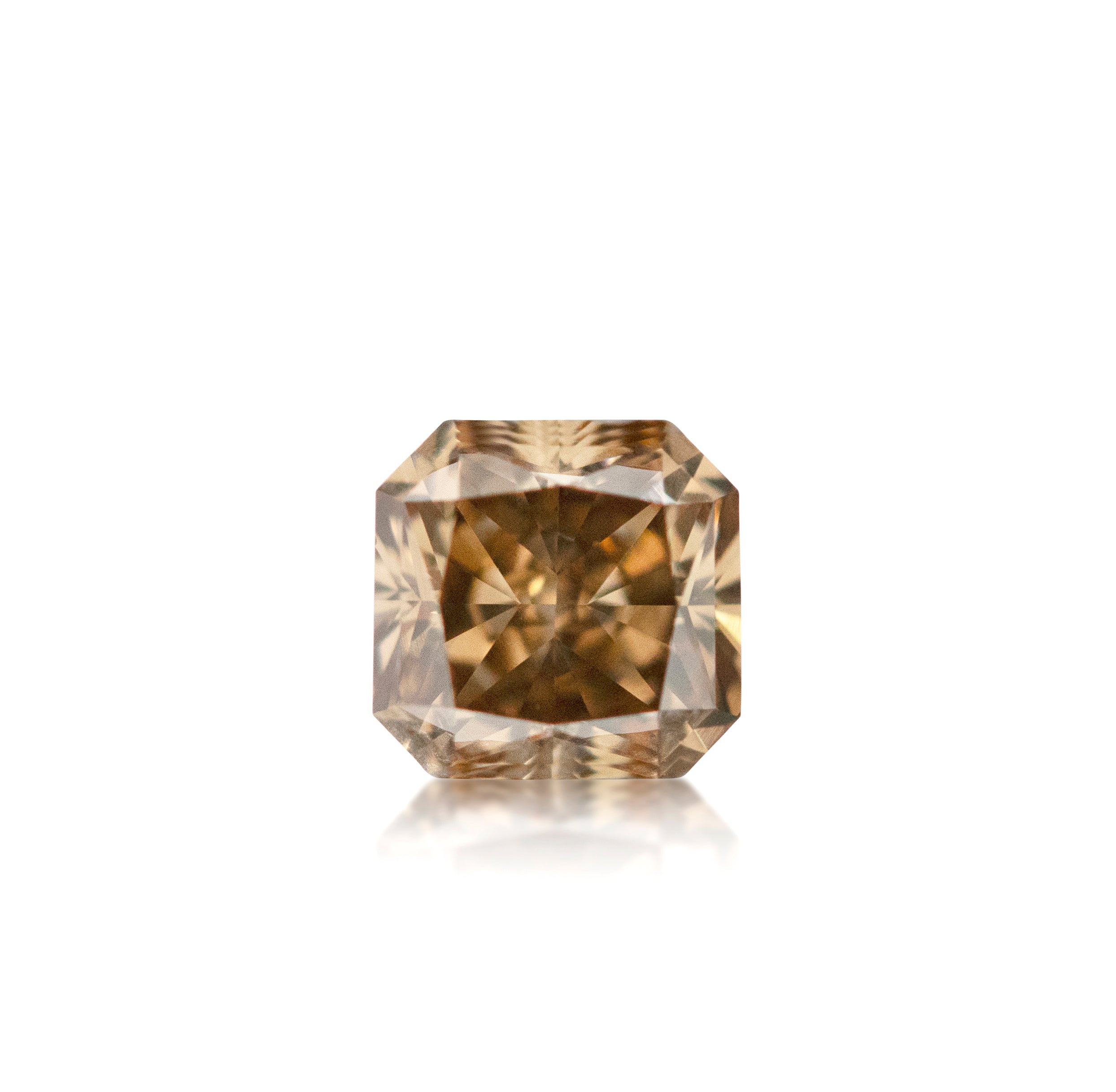 0.73ct Argyle Champagne Radiant Cut C4