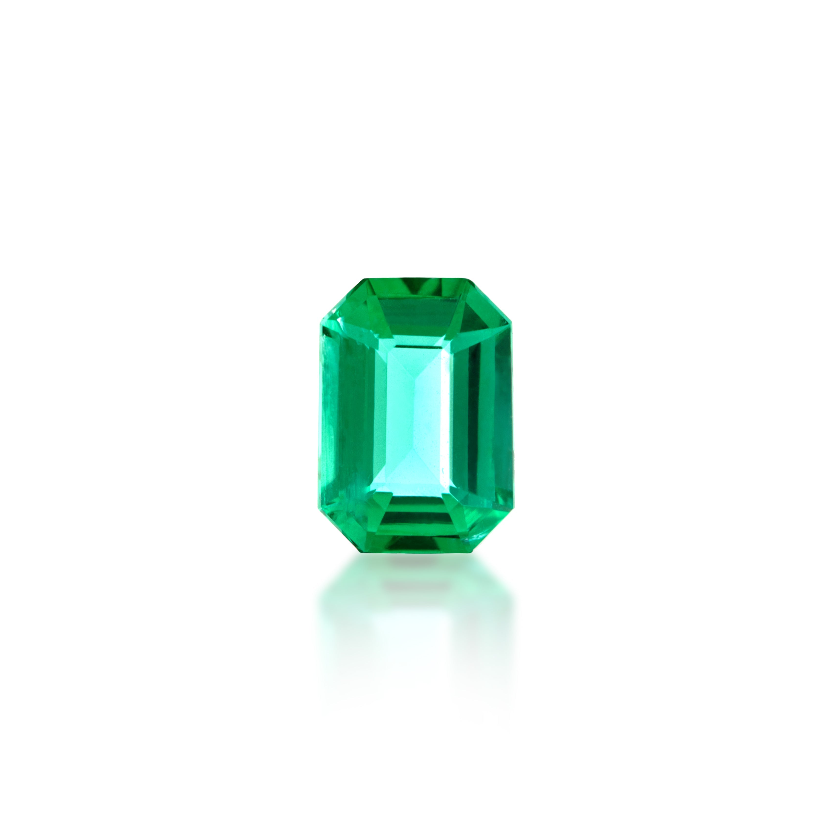 1.03 ct Emerald Cut Zambian Emerald
