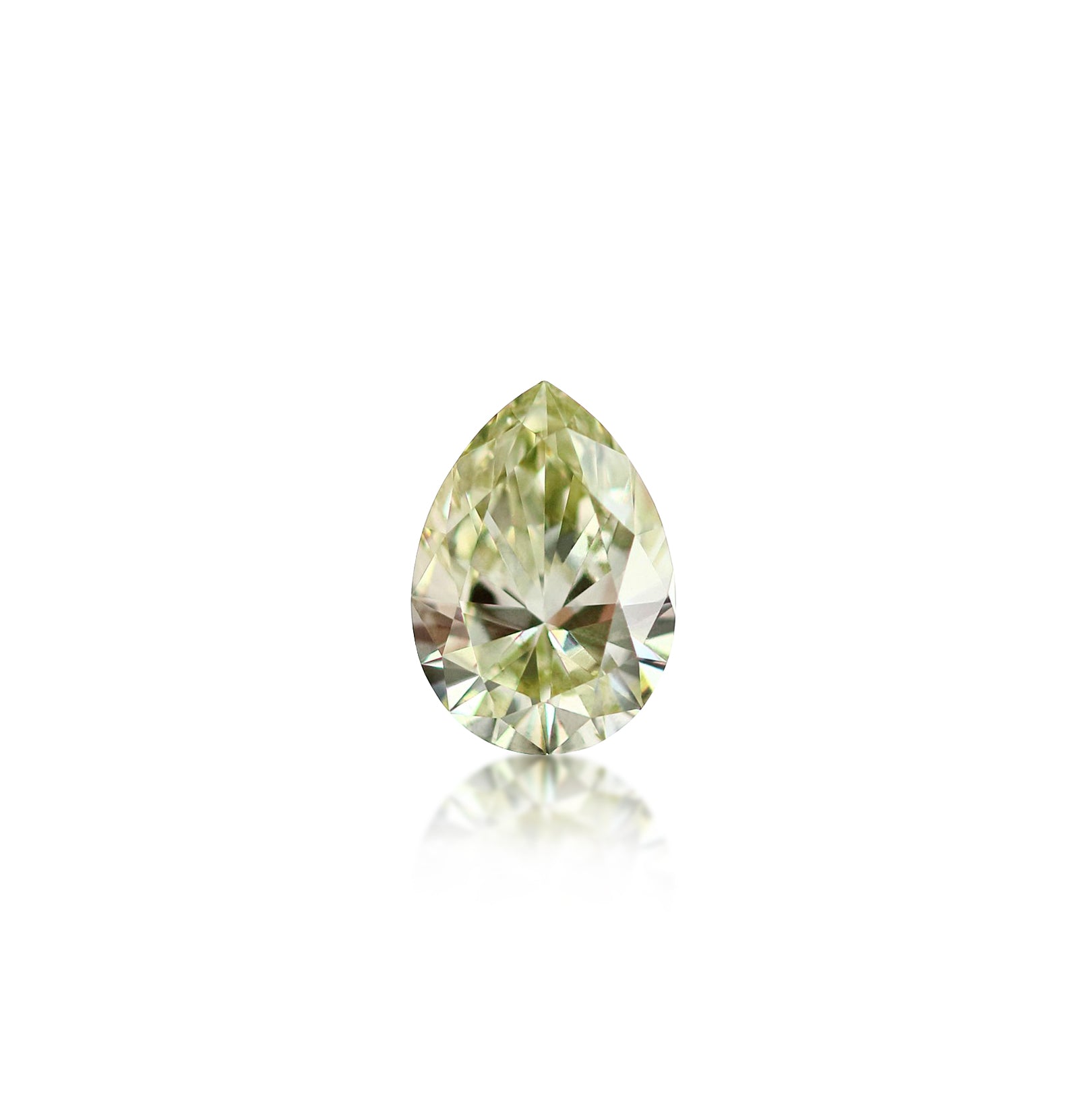 1.20 ct Pear Shape Green