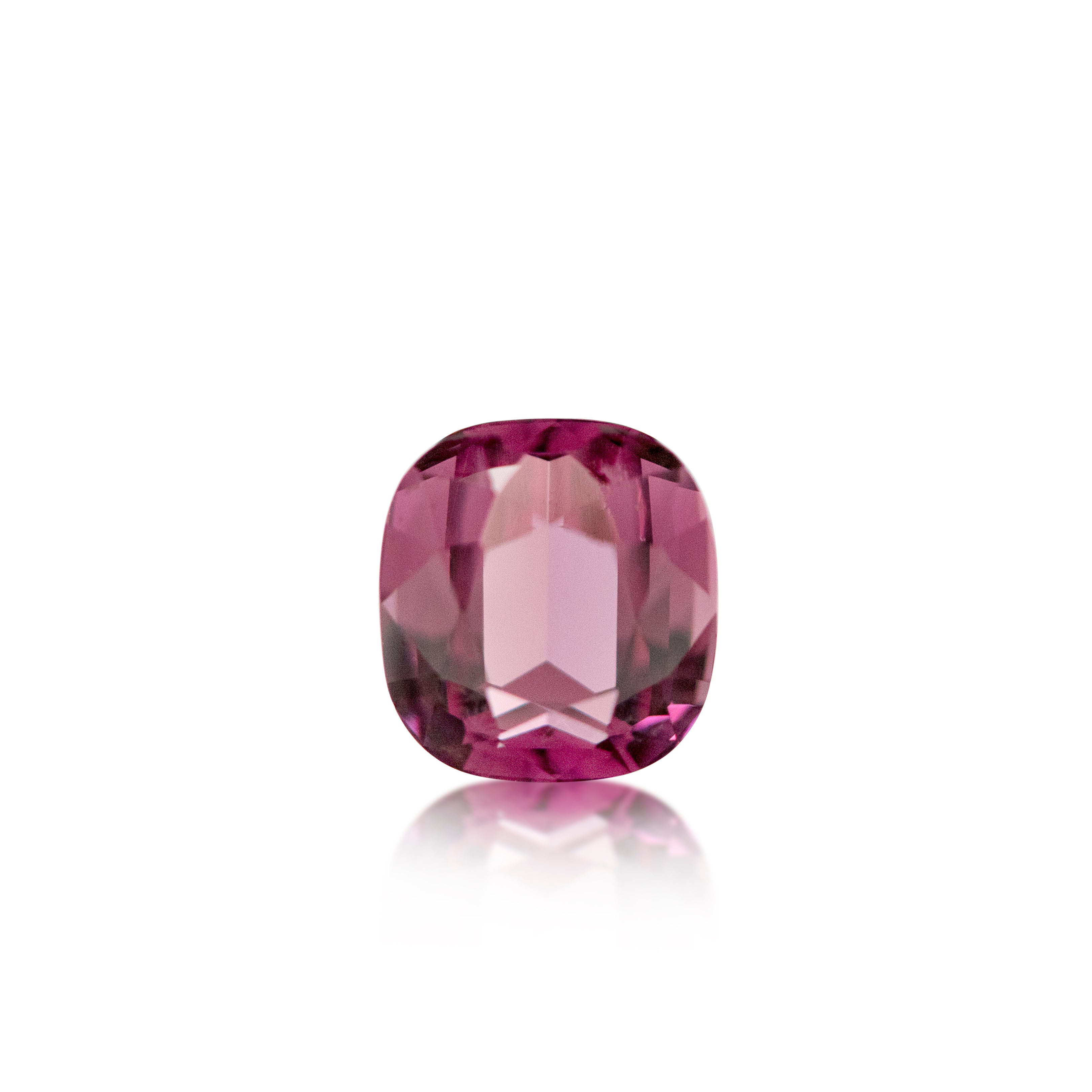1.52ct Purplish Pink Garnet Cushion Cut