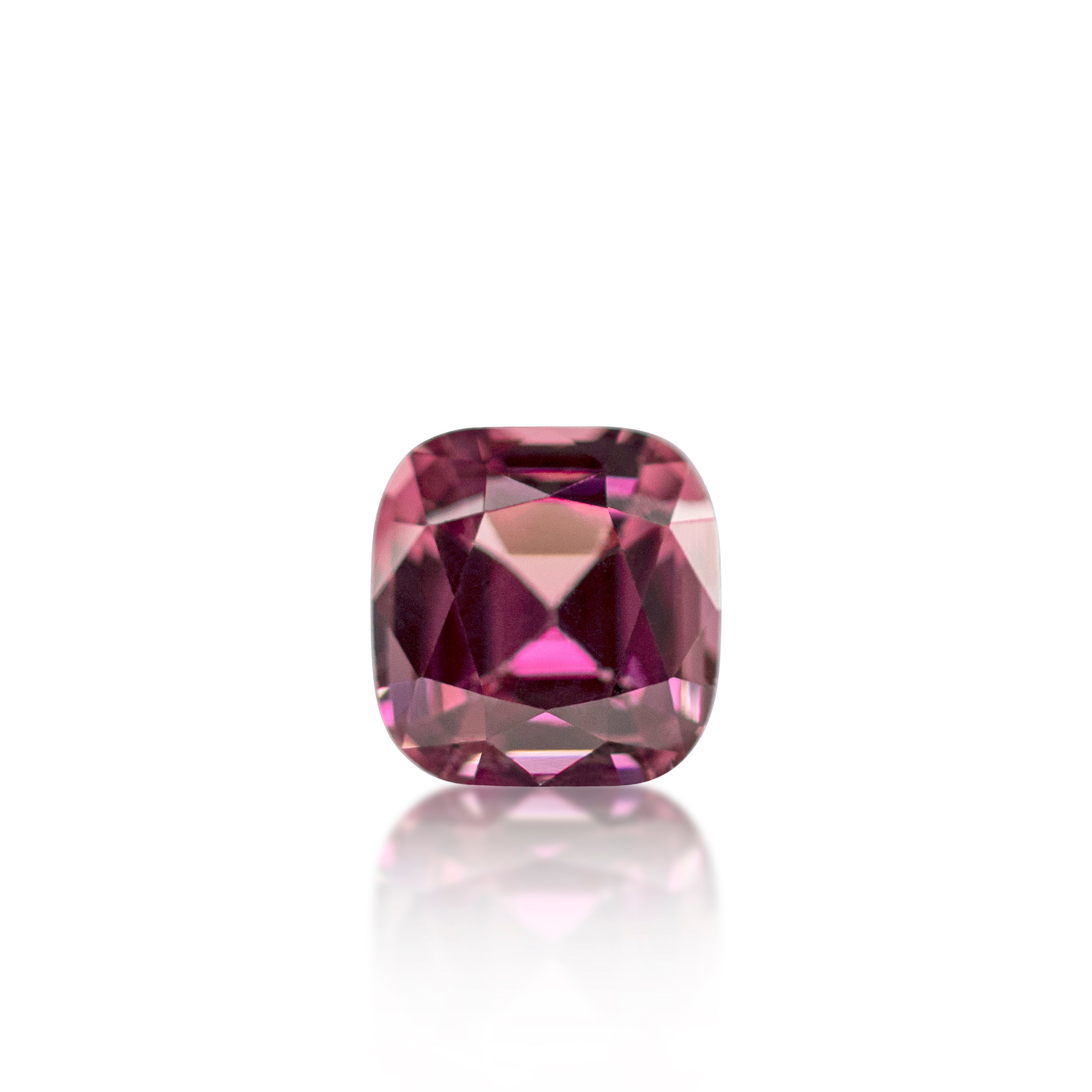 1.78 ct Purplish Pink Garnet Cushion Cut