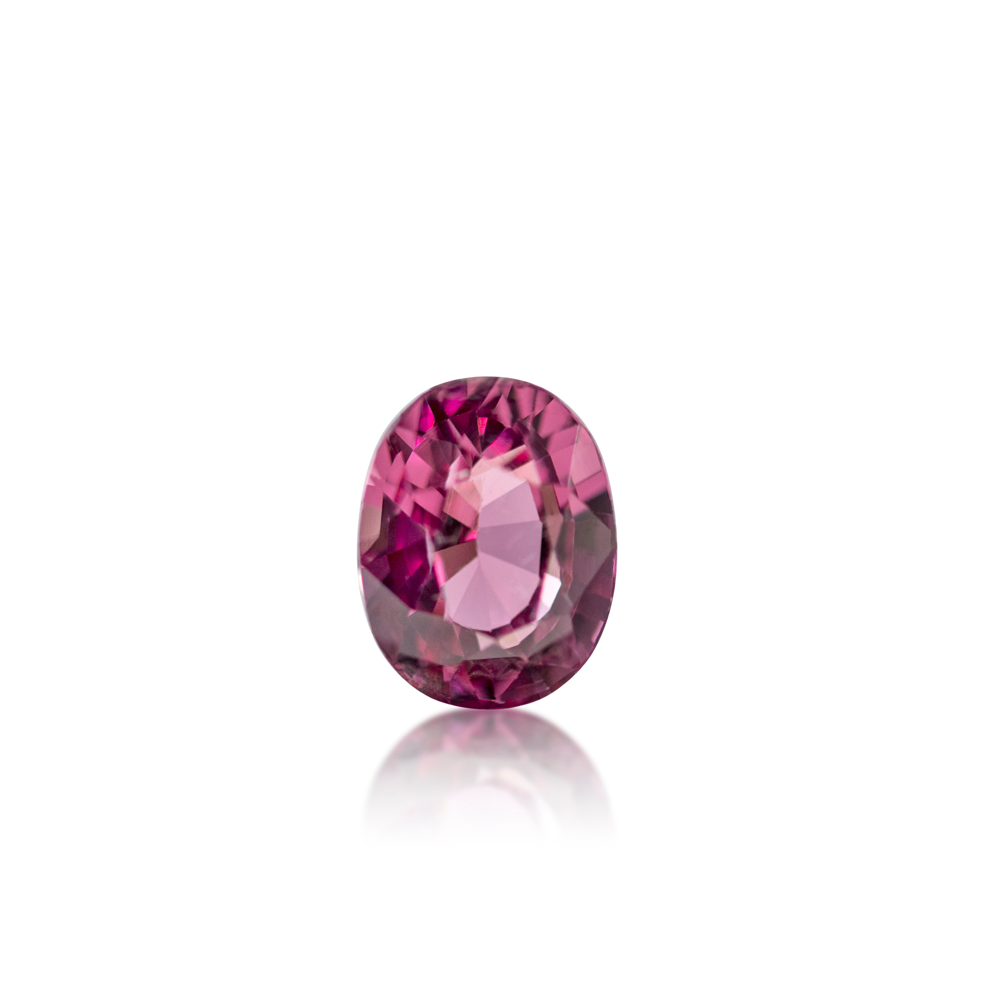 2.05 ct Purplish Pink Garnet Oval Cut