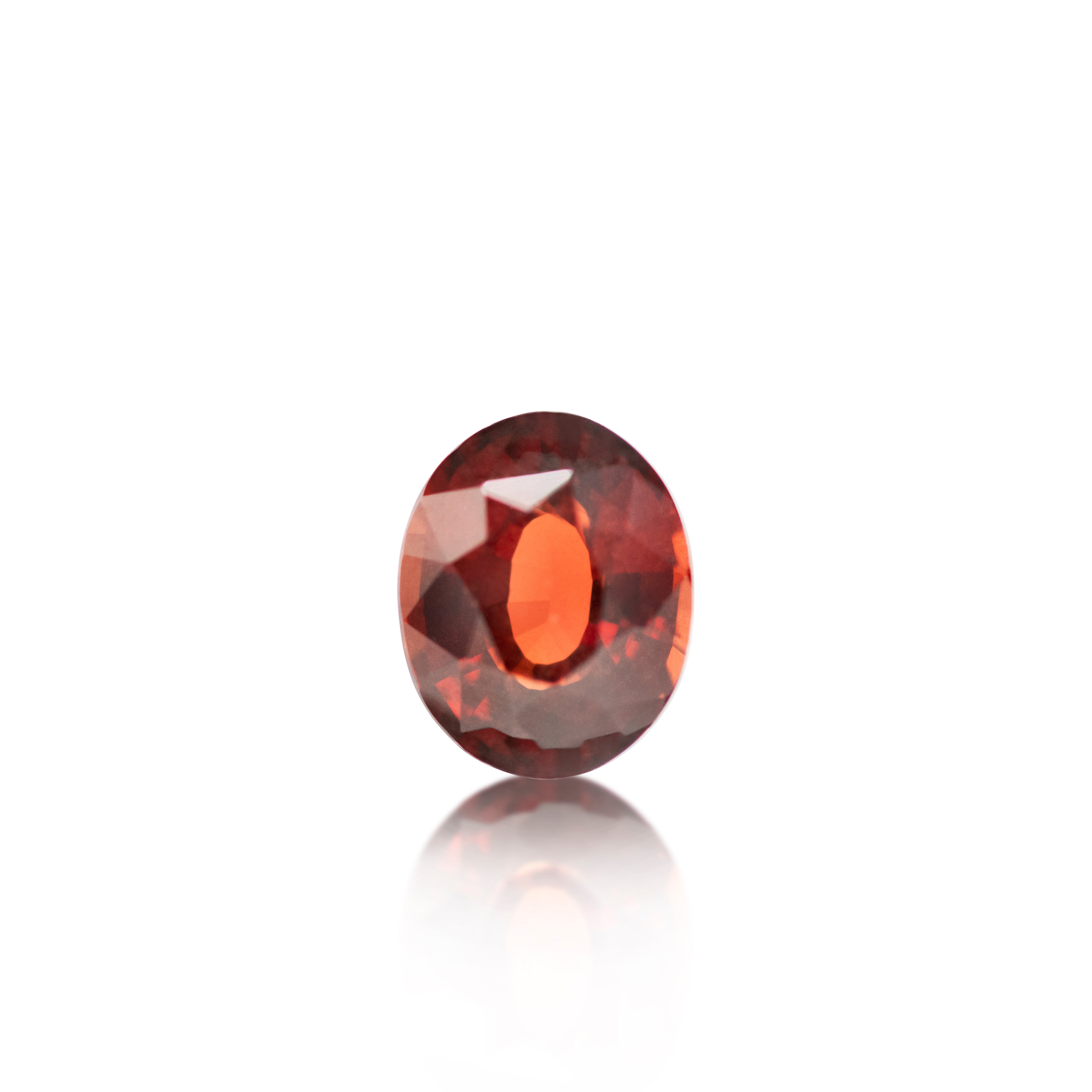 2.11ct Deep red Oval cut Garnet