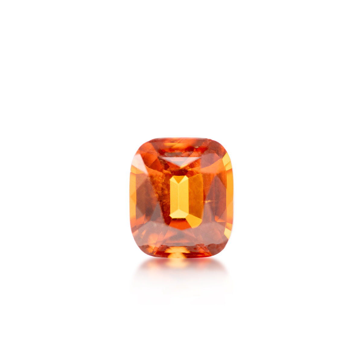 2.64 ct Spessarite Garnet Cushion Cut | Loose Stone
