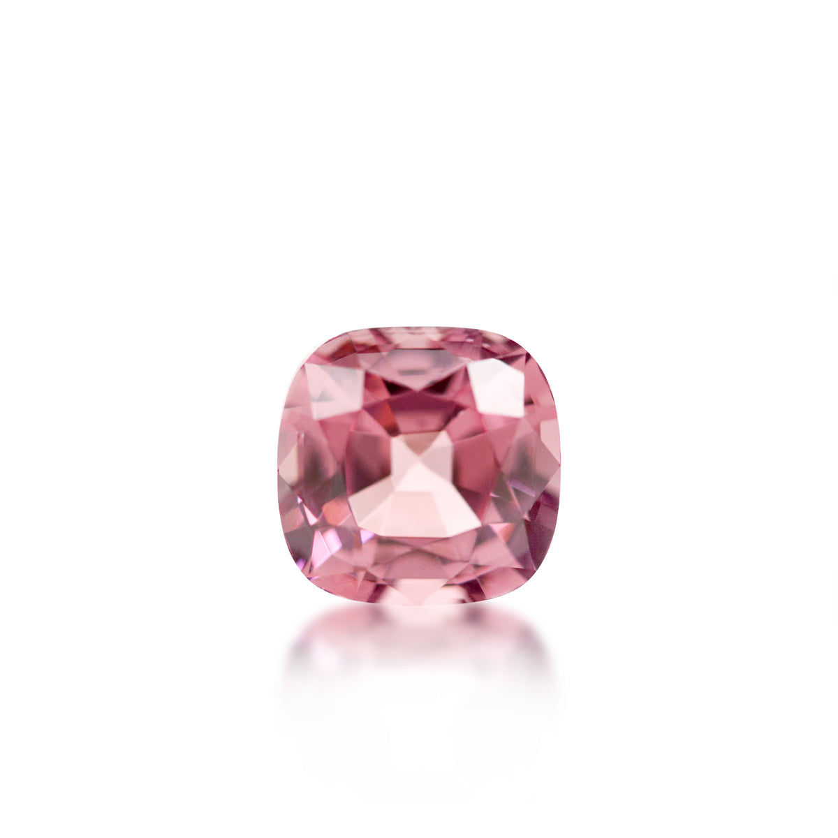 3.58 ct Malaya Garnet Cushion Cut | Loose Stone