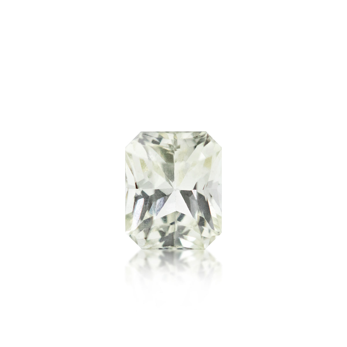 4.69 ct Leuco Garnet Radiant Cut | Loose Stone