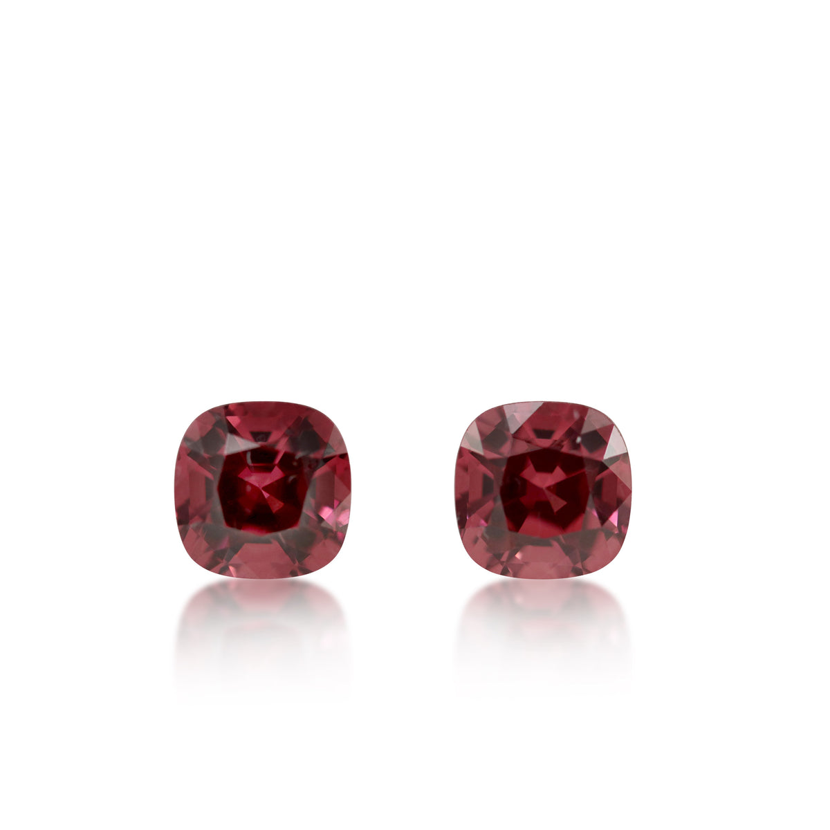 2 = 5.46 ct Rhodolite Garnet Cushion Cut