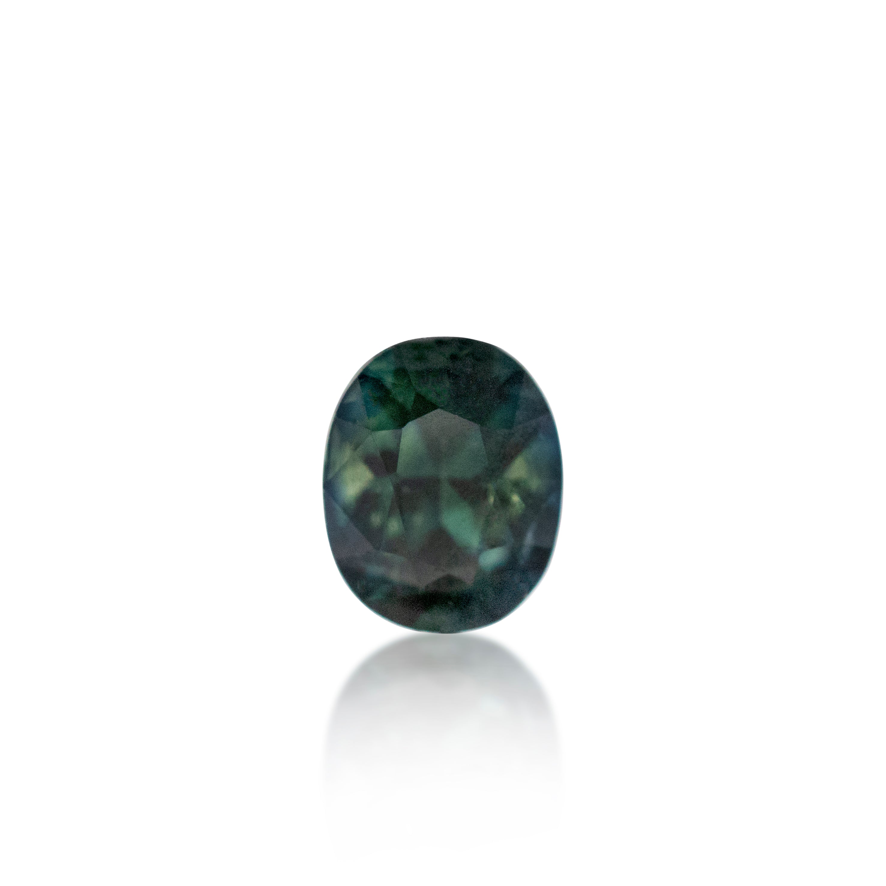 0.78ct Australian Parti Sapphire Oval Cut