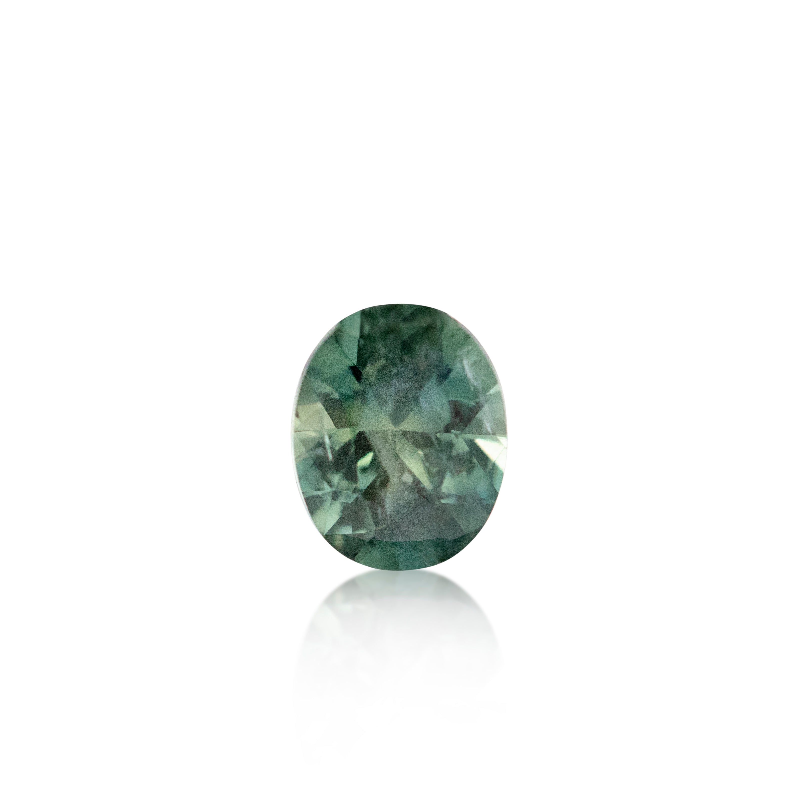 0.80ct Australian Parti Sapphire Oval Cut