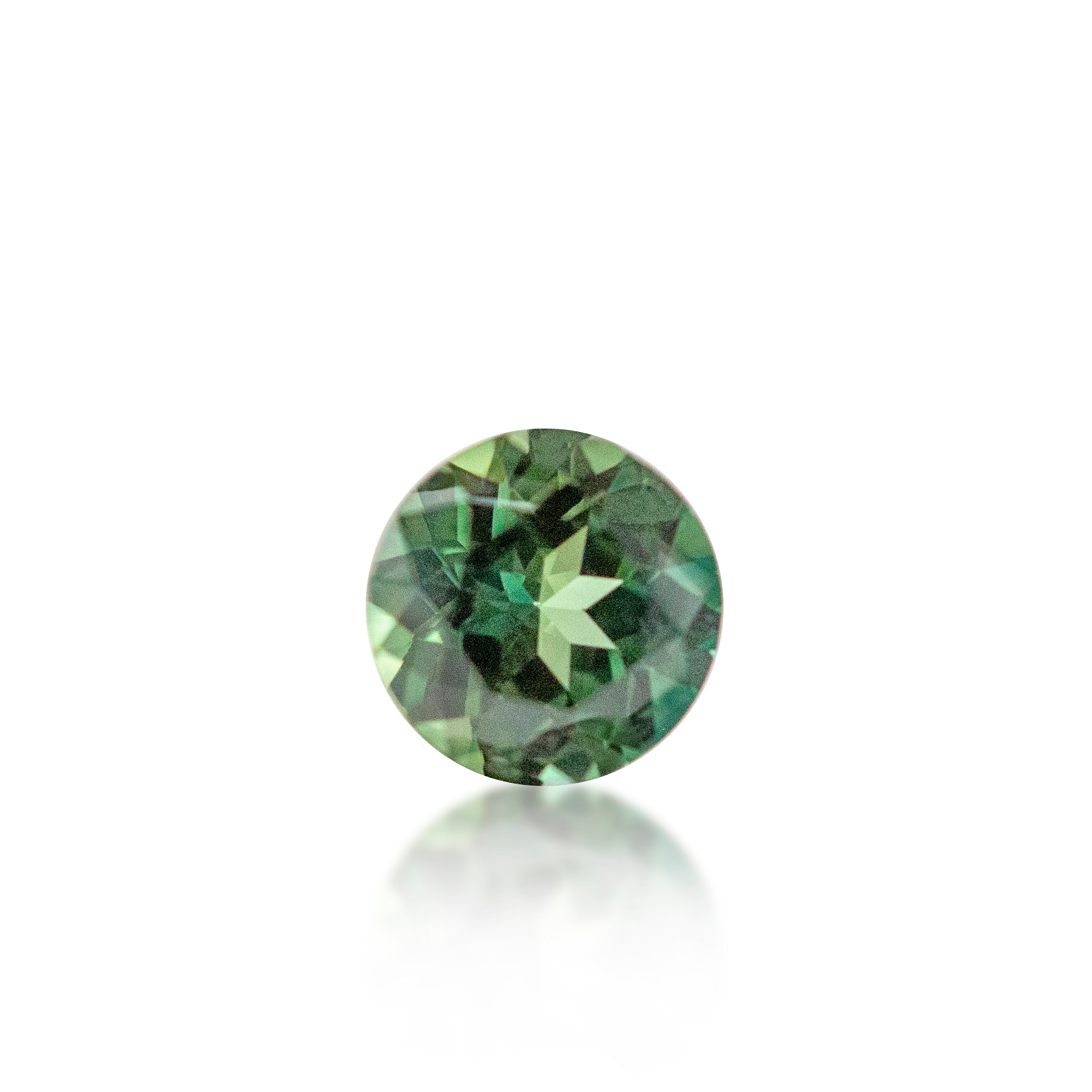 0.87 ct Australian Green Sapphire Round Cut