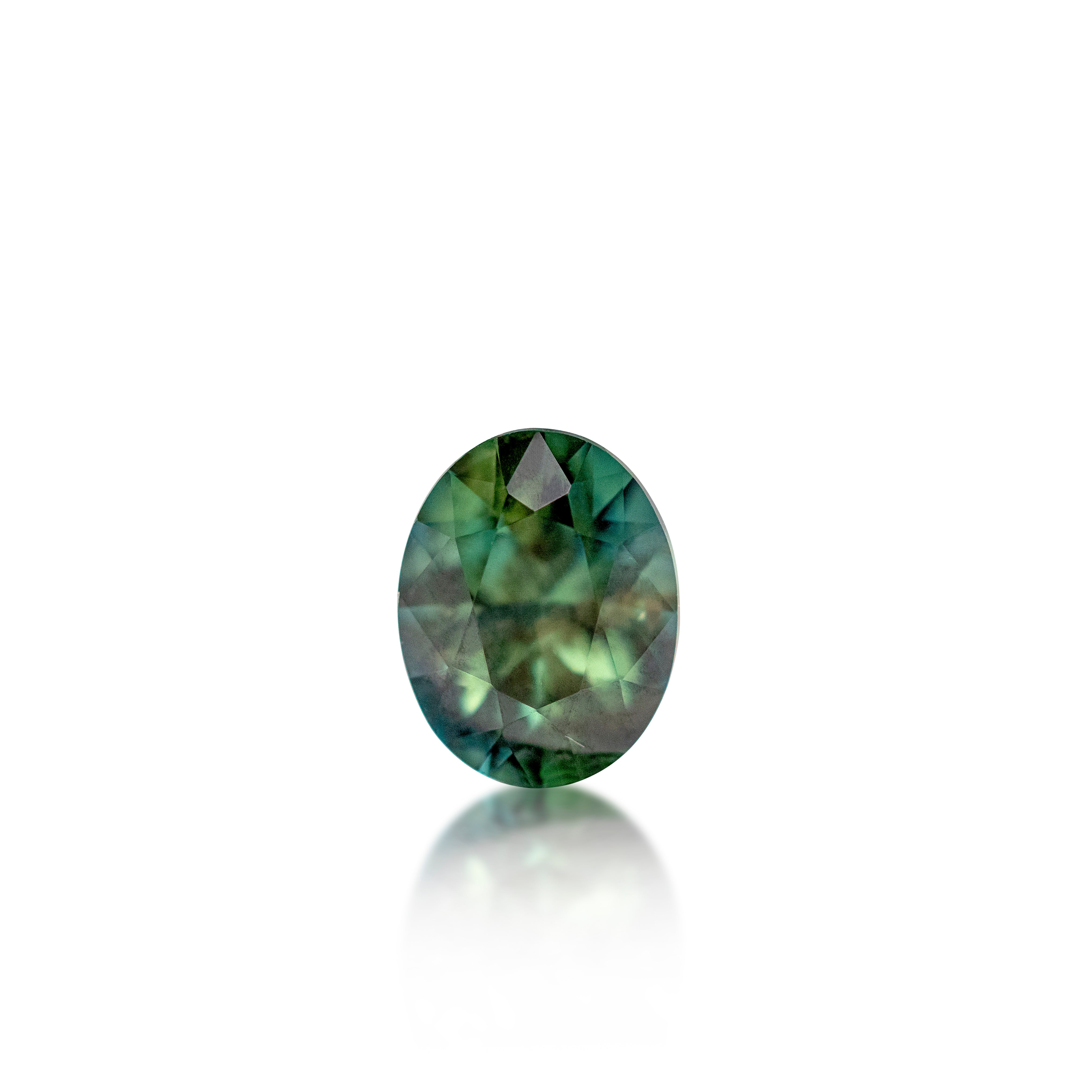 0.95ct Australian Parti Sapphire  Oval Cut