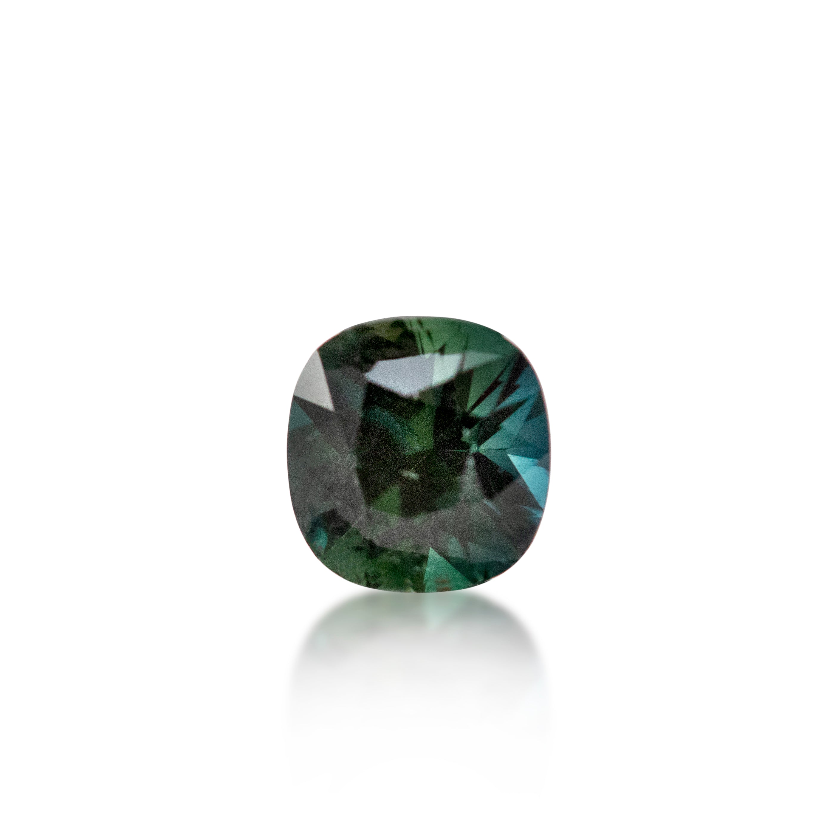 0.98ct Australian Parti Sapphire Cushion Cut