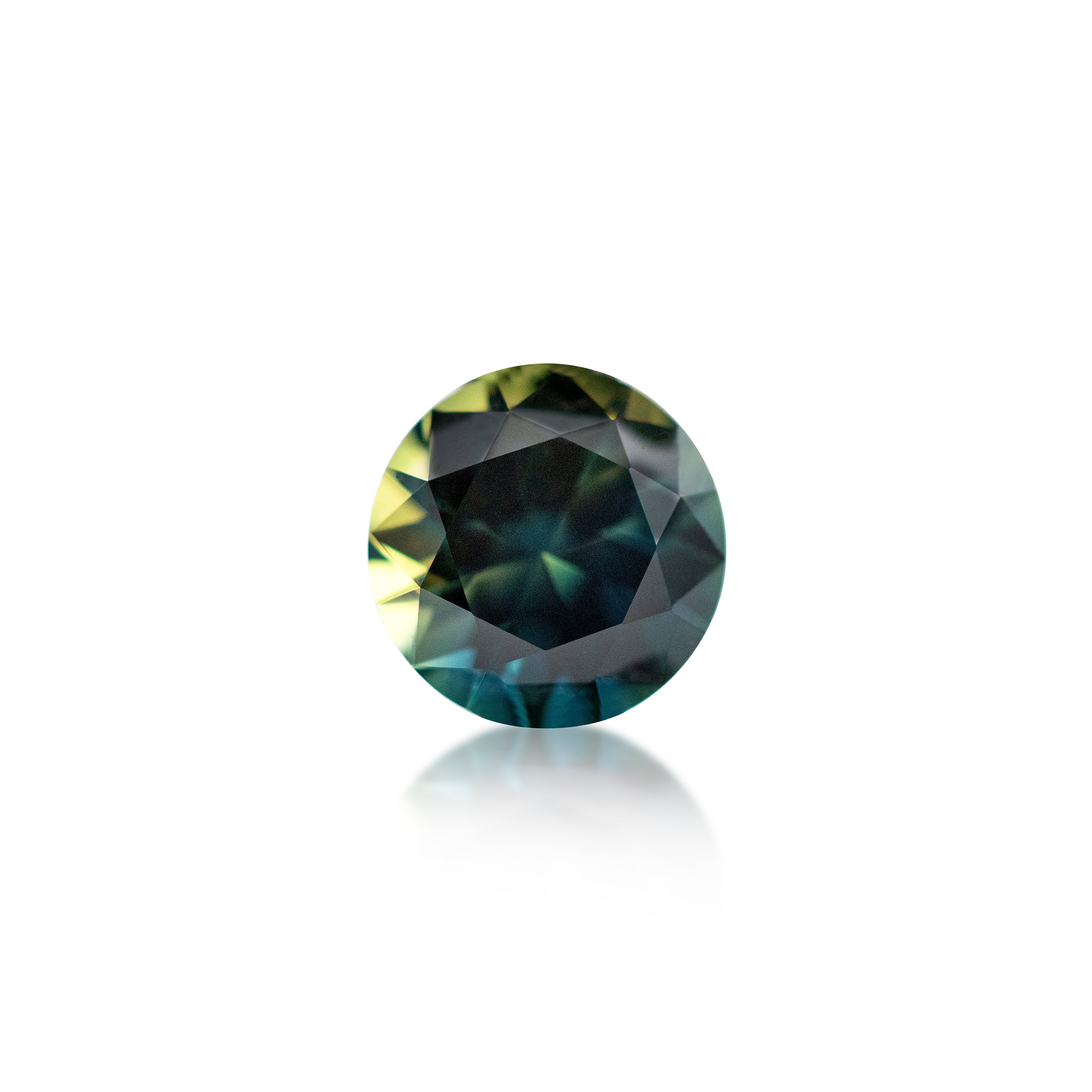 1.20 ct Round Brilliant Cut Parti-Sapphire