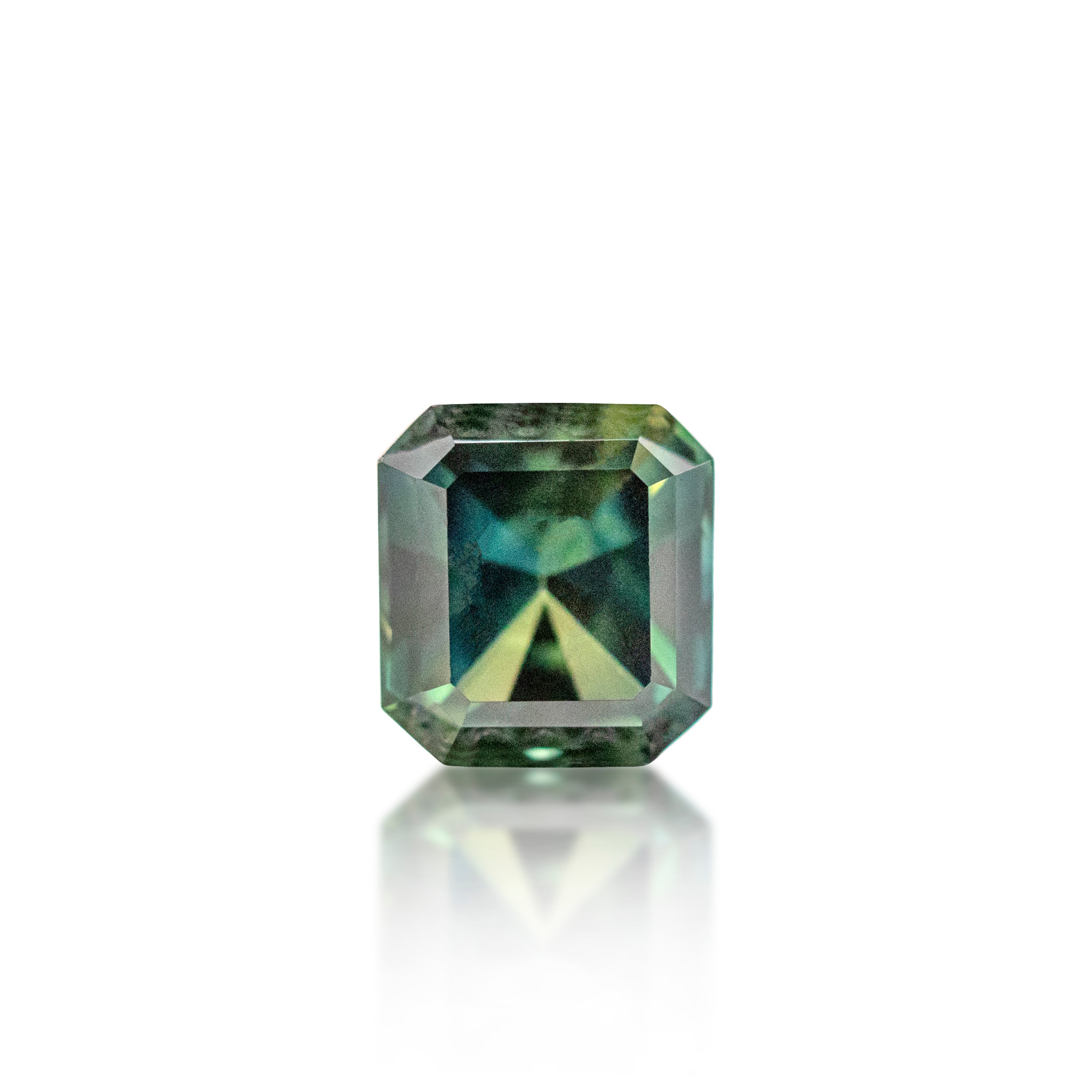 1.24 ct Australian Parti Sapphire Radiant Cut