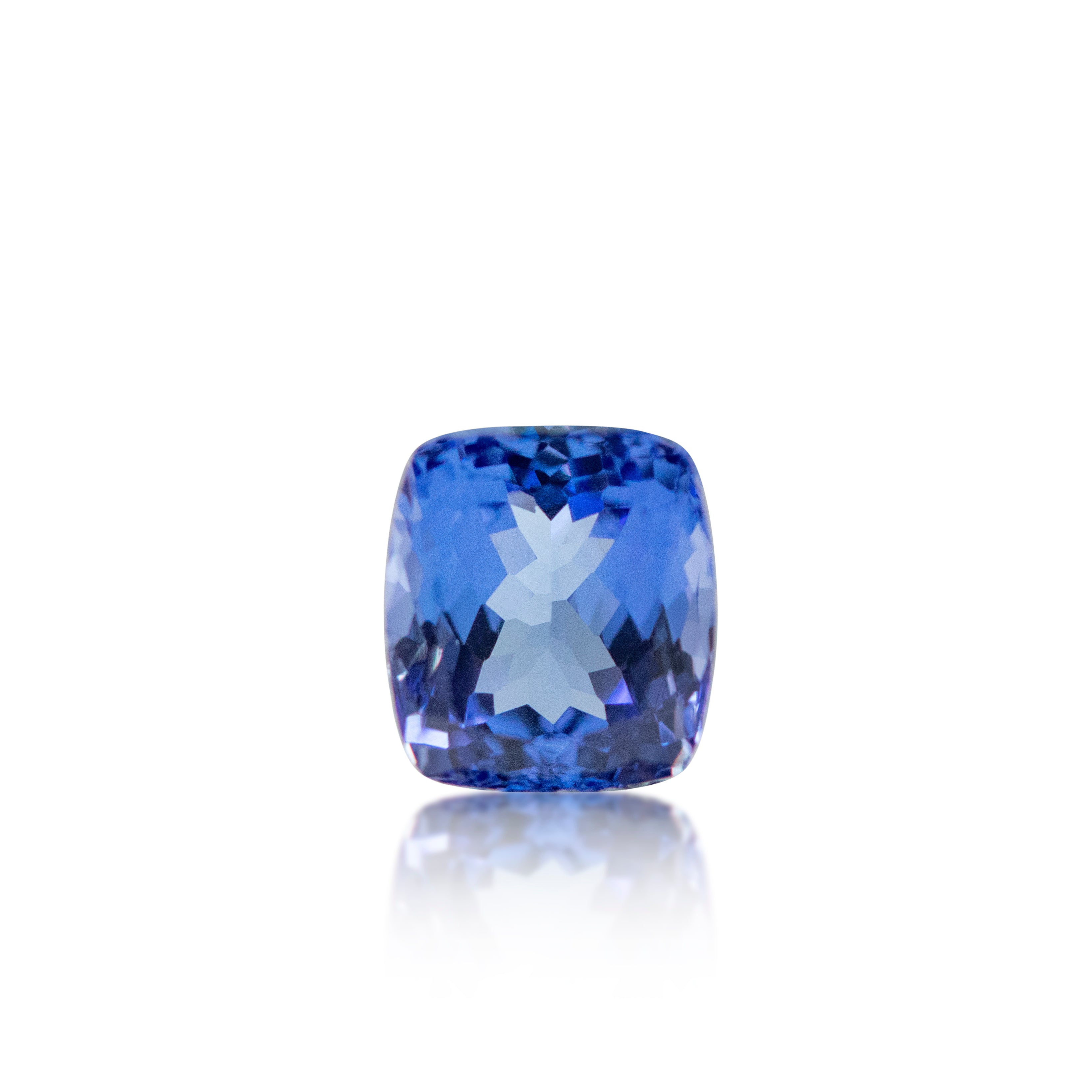 1.54ct Cornflower Blue Cushion Cut Tanzanite