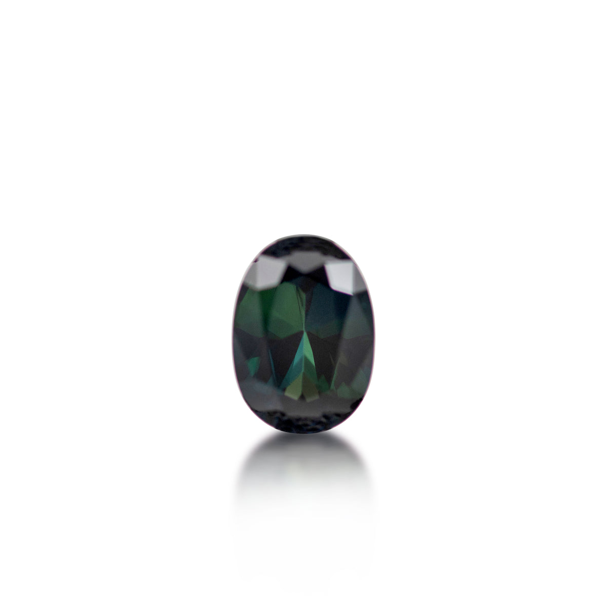 Australian Sapphire — 2.18 ct Oval Cut | Deep Blue/Green Sapphire