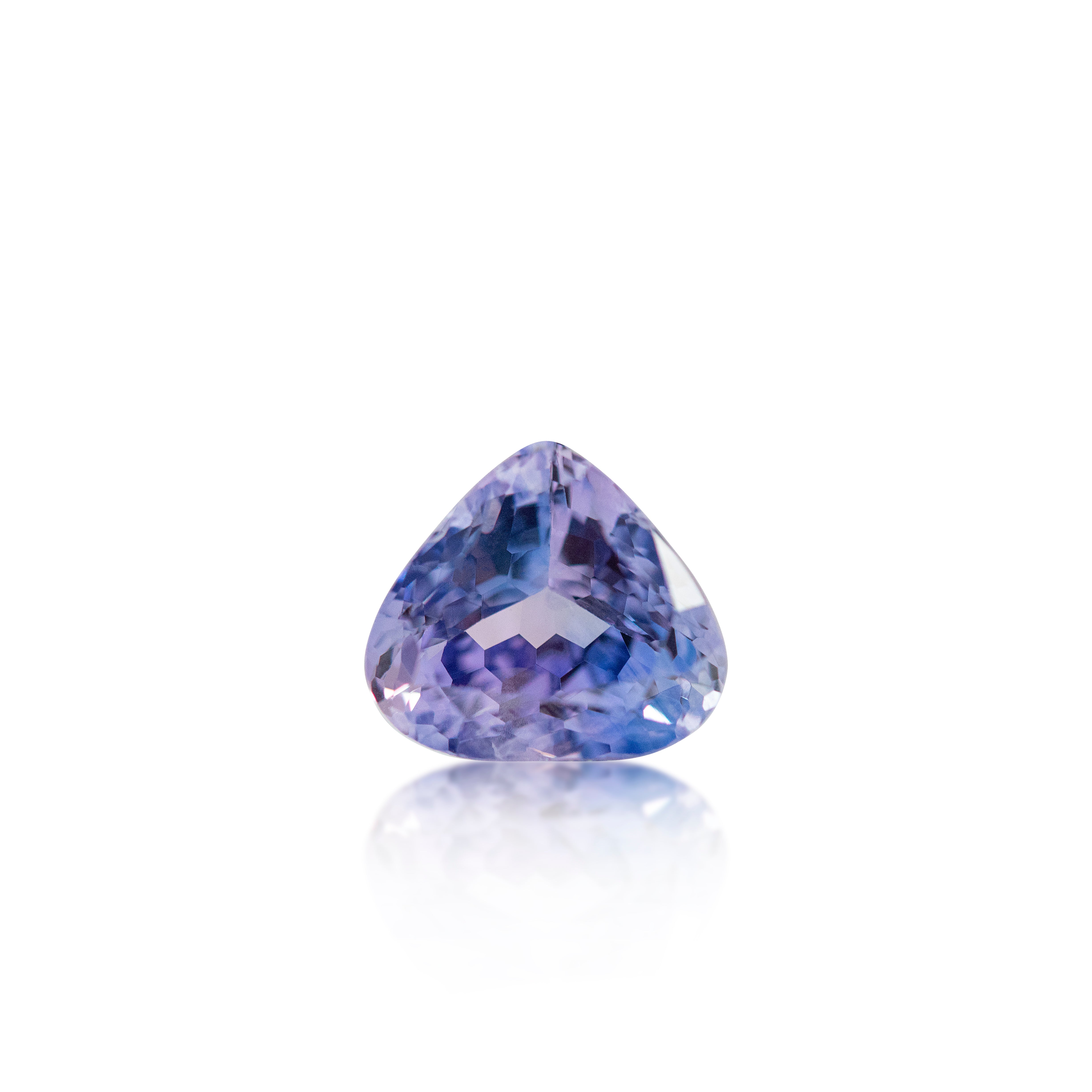 2.25ct Violet Trilliant cut Sapphire