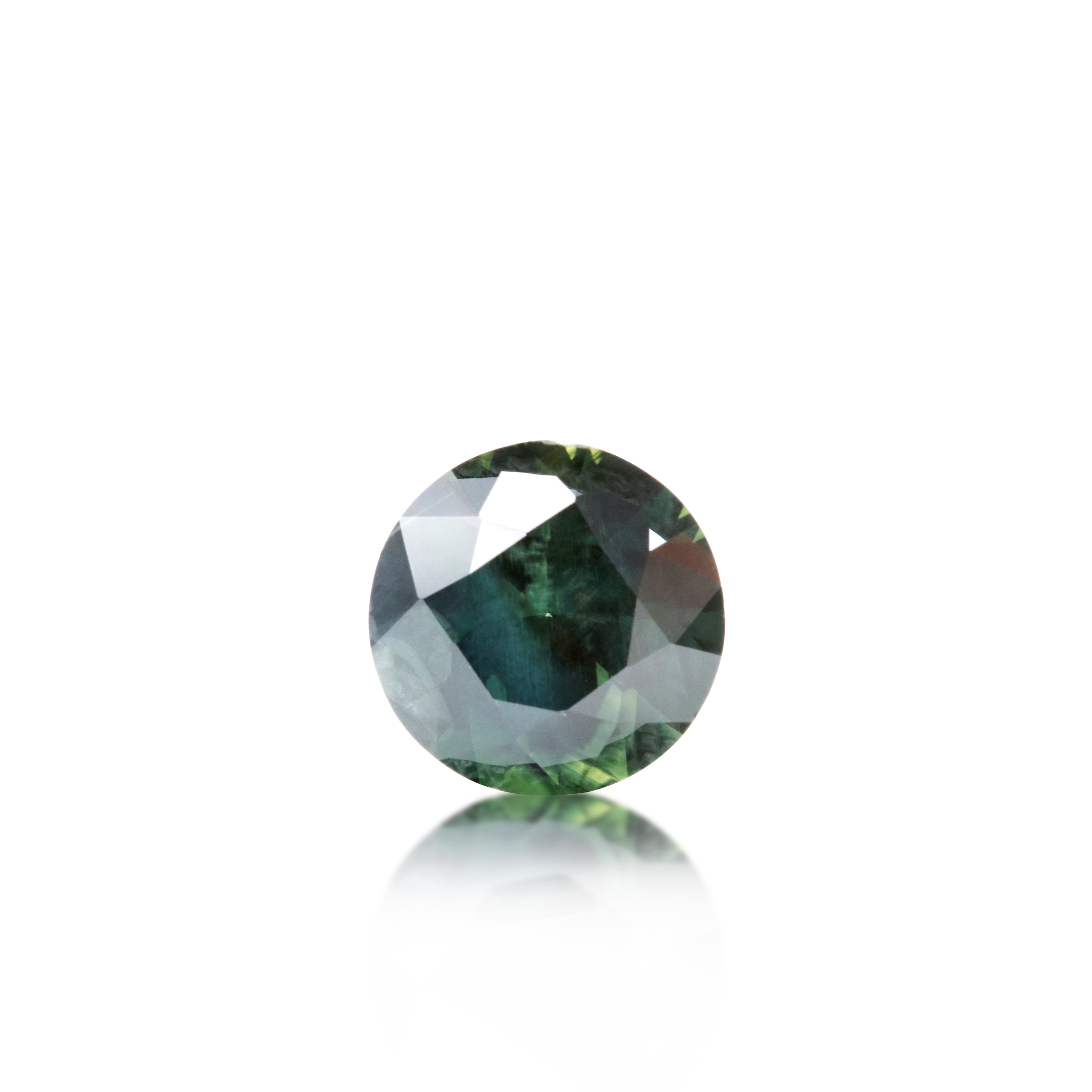 Australian Sapphire — 3.31 ct Round | Green Sapphire