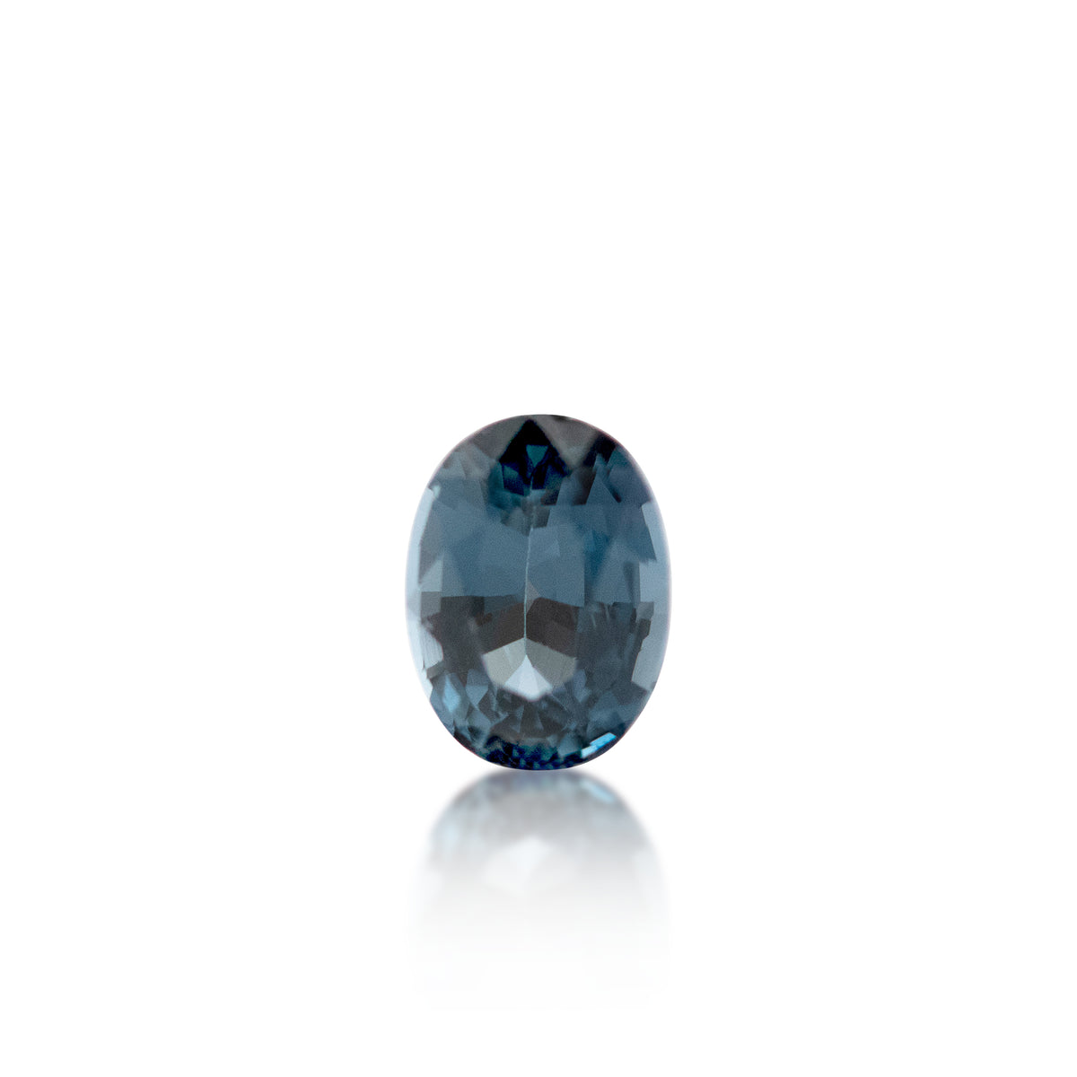 2.07 ct blue oval cut loose natural spinel