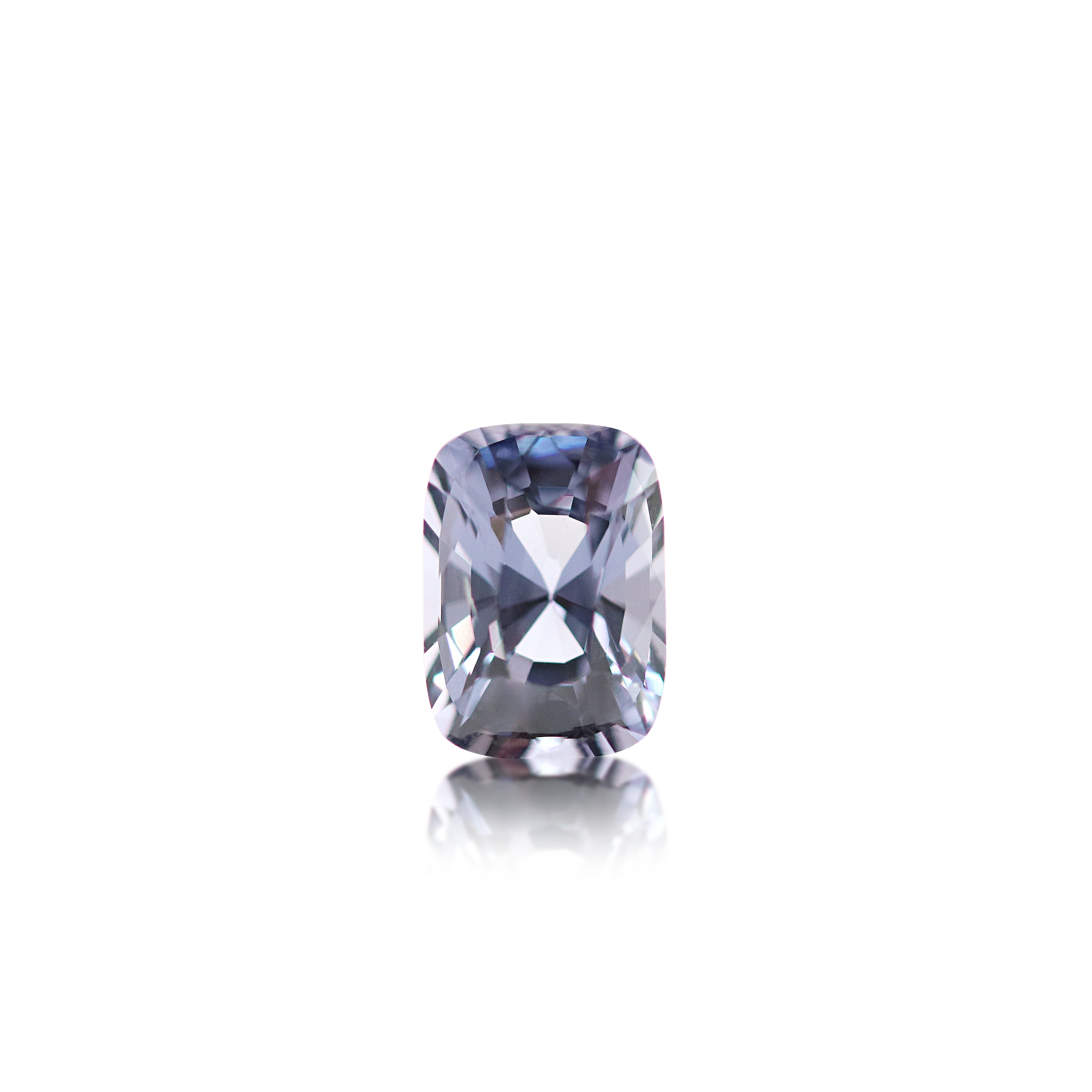 2.09 ct Greyish Purple Cushion Cut Spinel