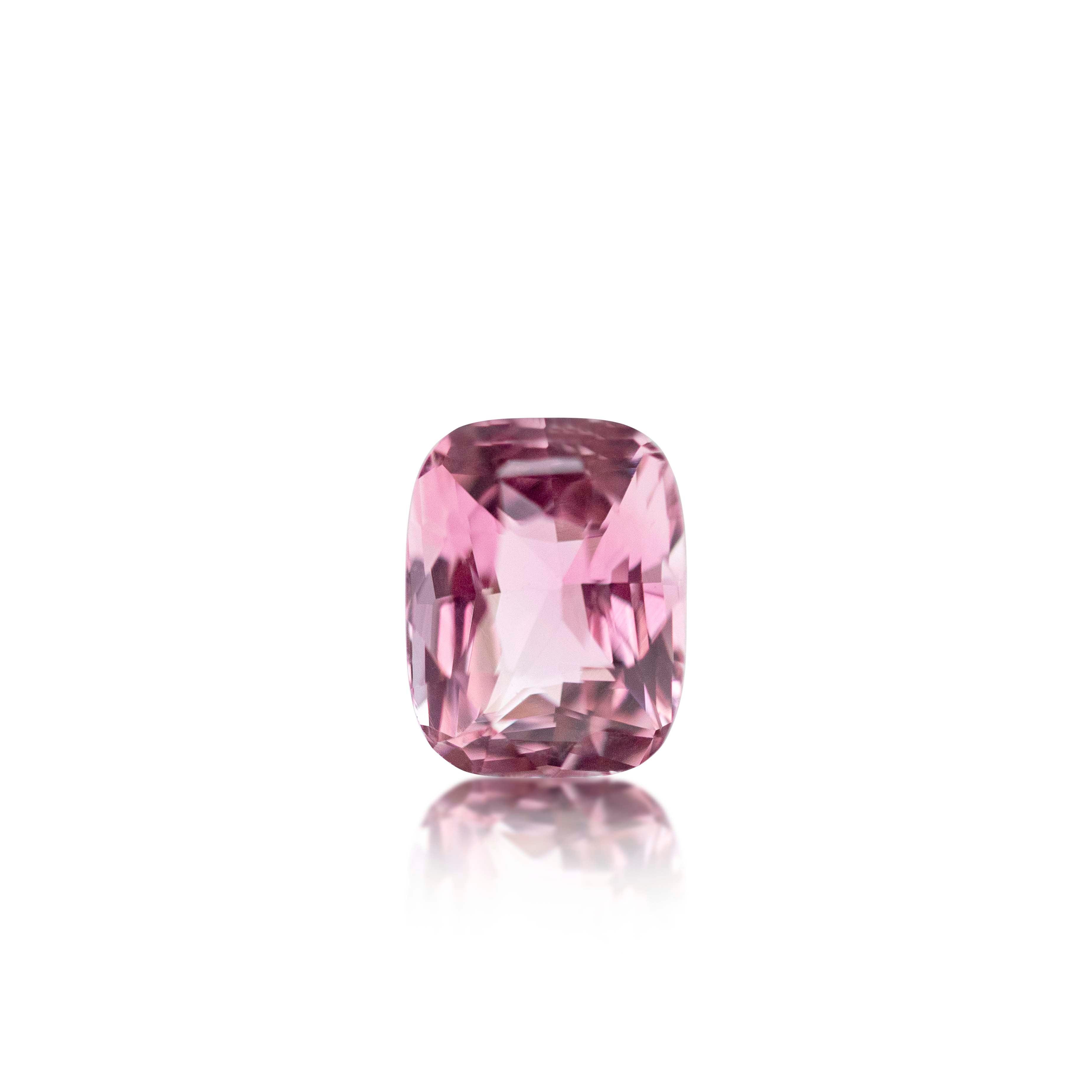 1.10ct Light Pink Tourmaline Cushion Cut