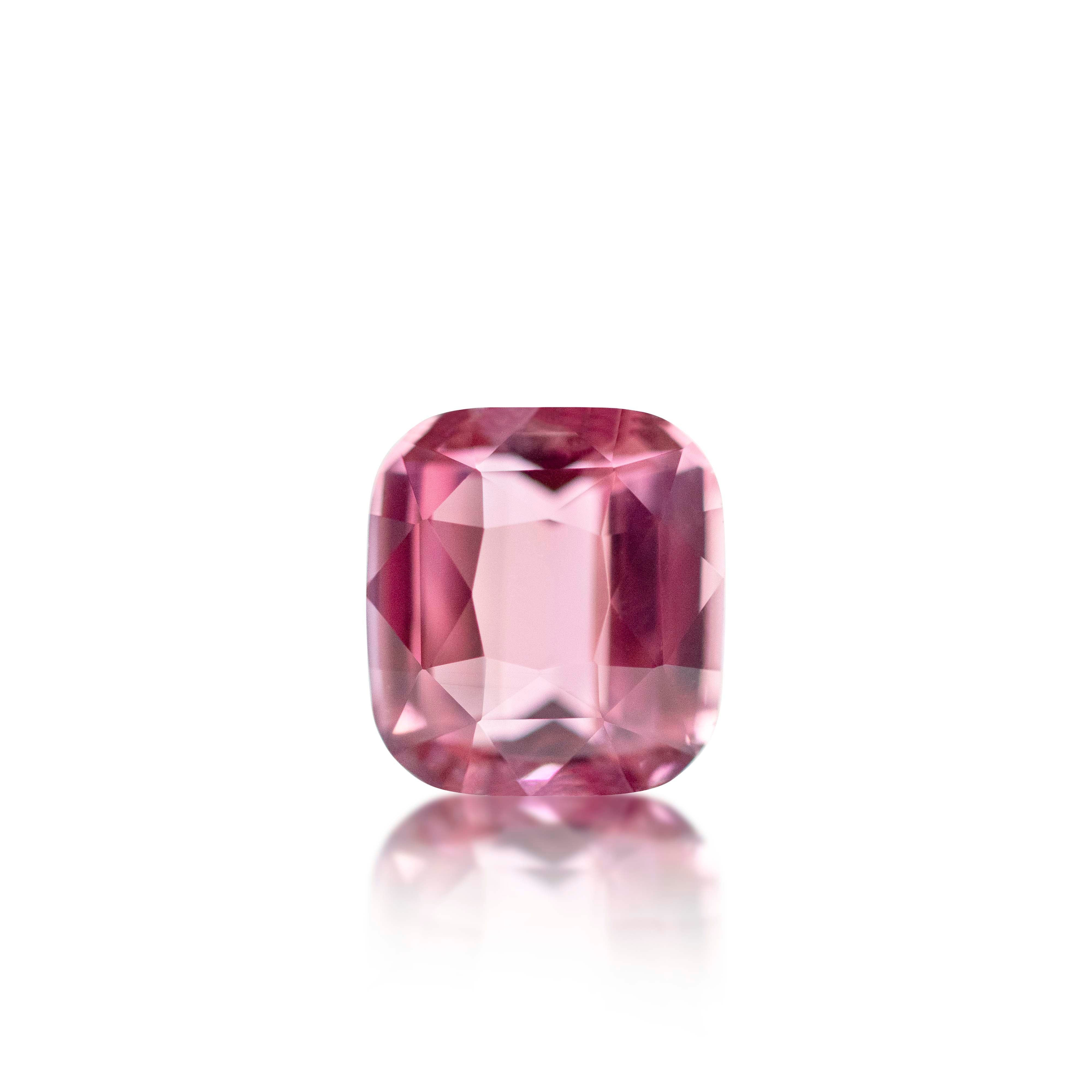 1.10ct Light Pink Tourmaline Cushion Cut