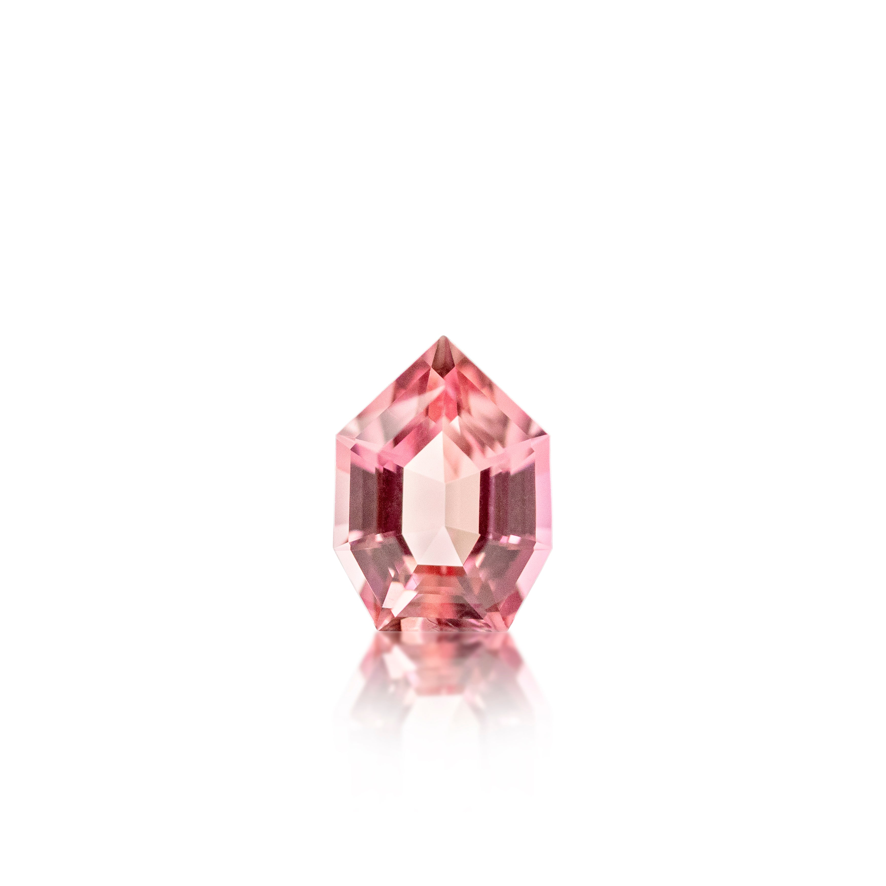 1.10ct Pink Step cut Pear Shape Tourmaline