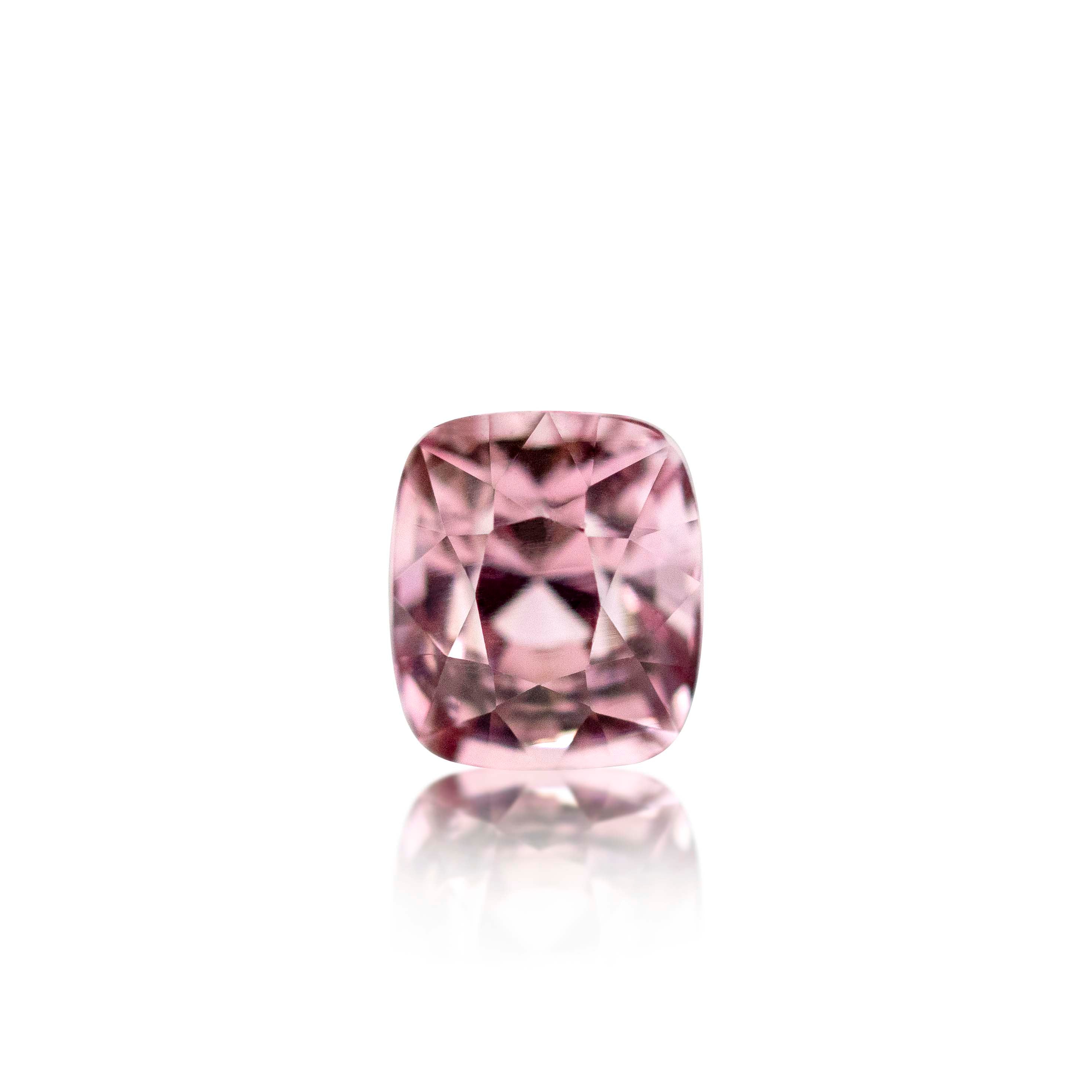 1.16ct Light Pink Tourmaline Cushion Cut
