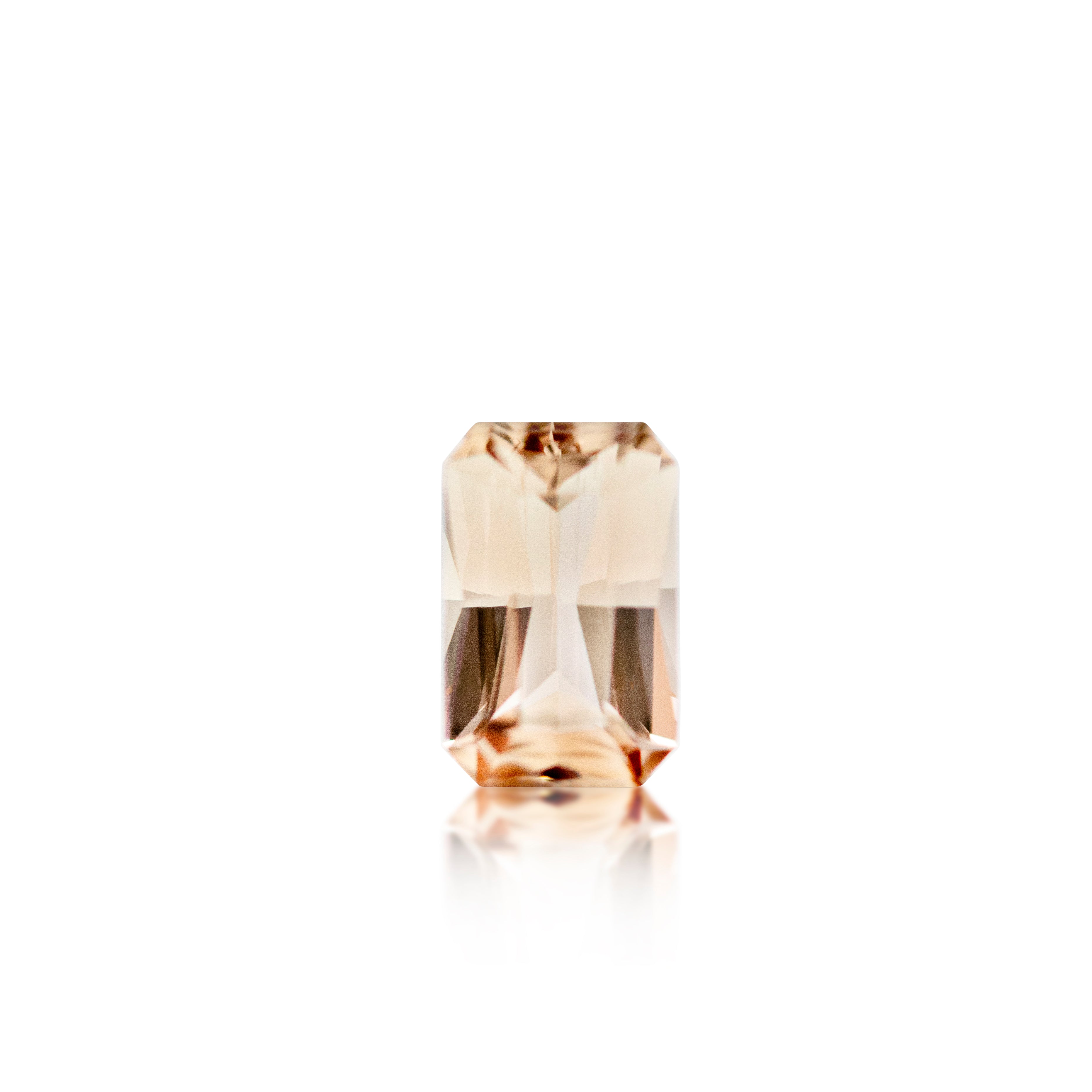 1.23ct Light Pink Radiant cut Tourmaline